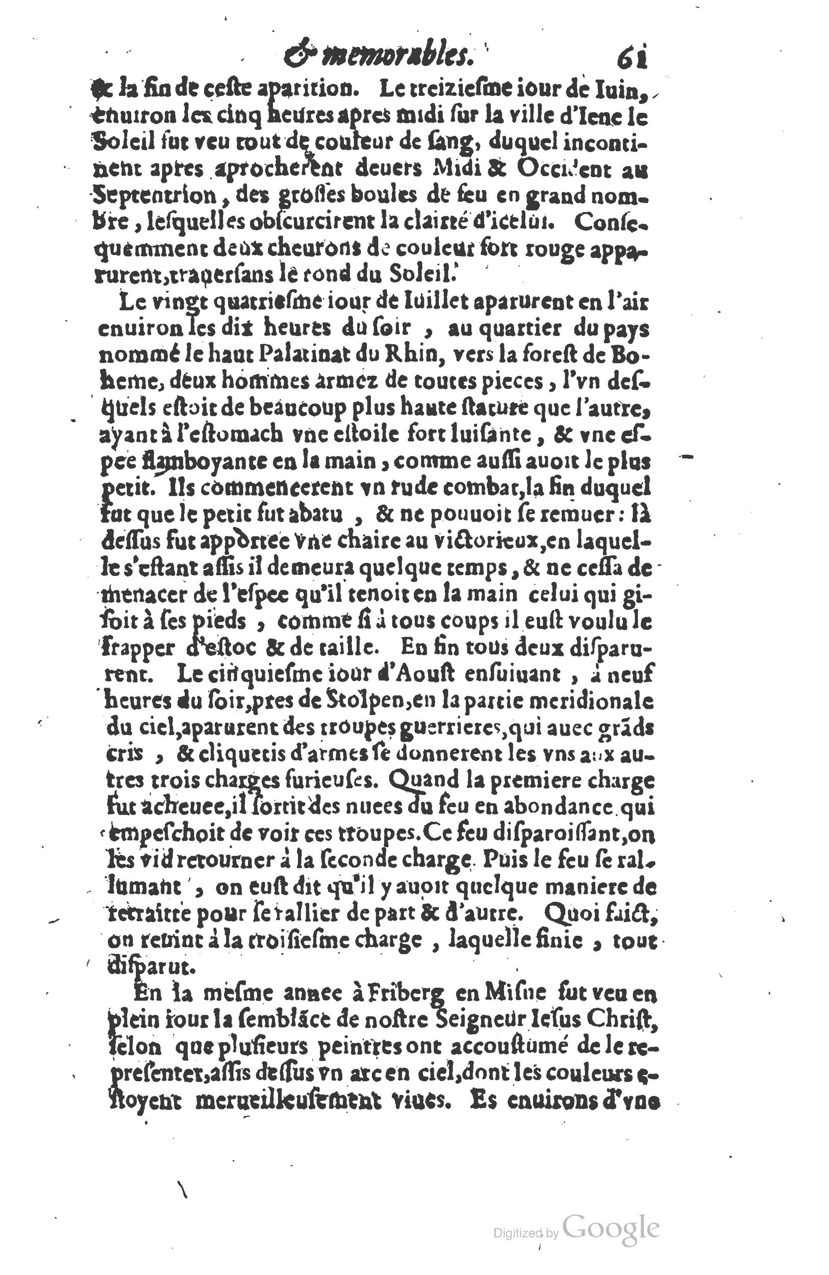 1610 - Paul Marceau - Trésor d’histoires admirables et mémorables - Princeton