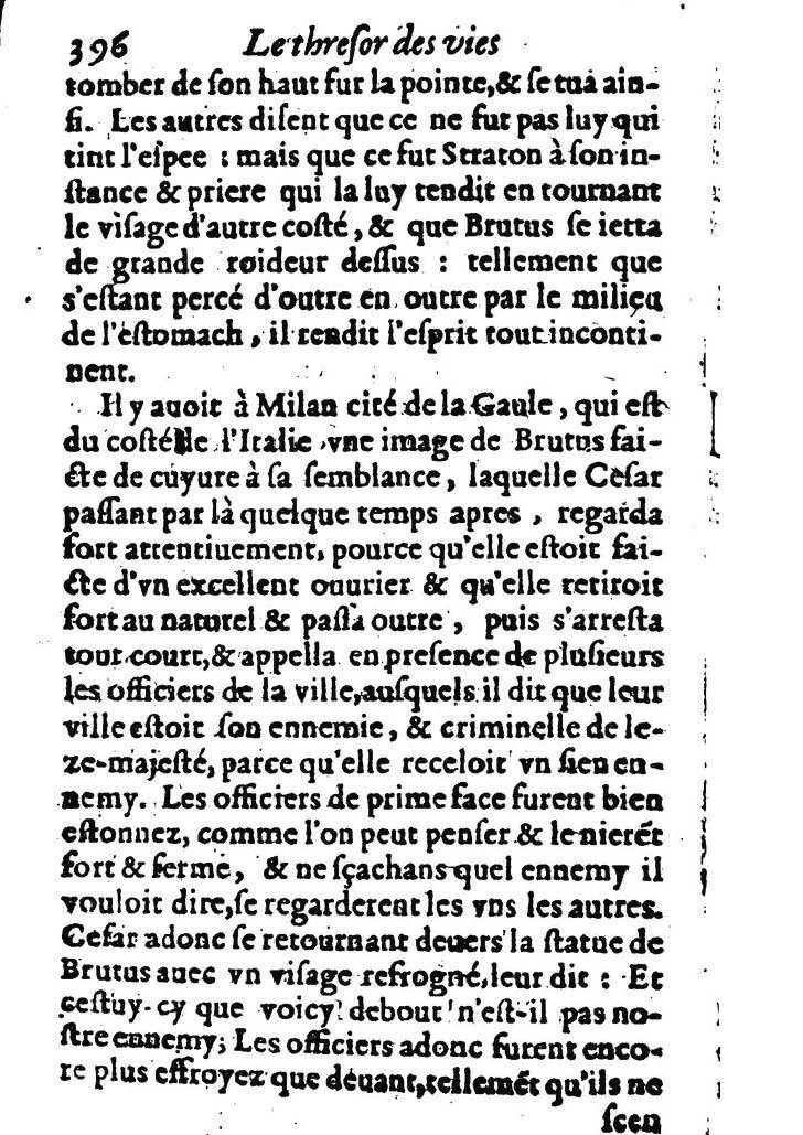 1611 - Pierre Rigaud - Trésor des vies de Plutarque - BM Lyon