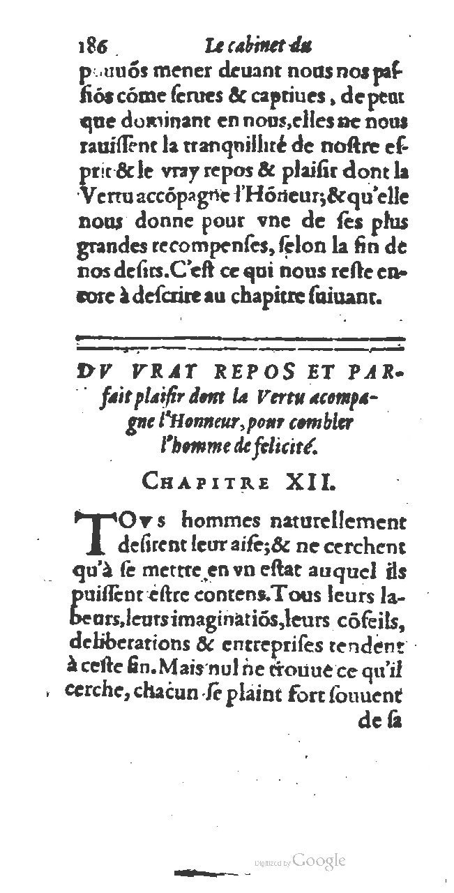1615 - François Le Fèvre - Cabinet du vrai trésor - BCU Lausanne