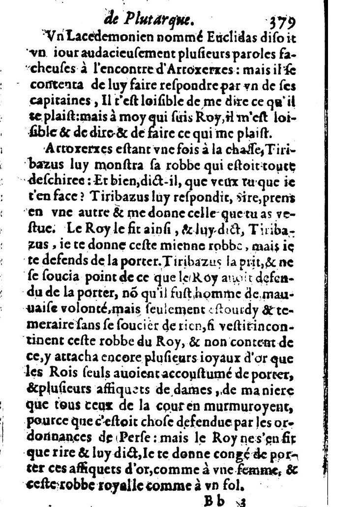 1611 - Pierre Rigaud - Trésor des vies de Plutarque - BM Lyon