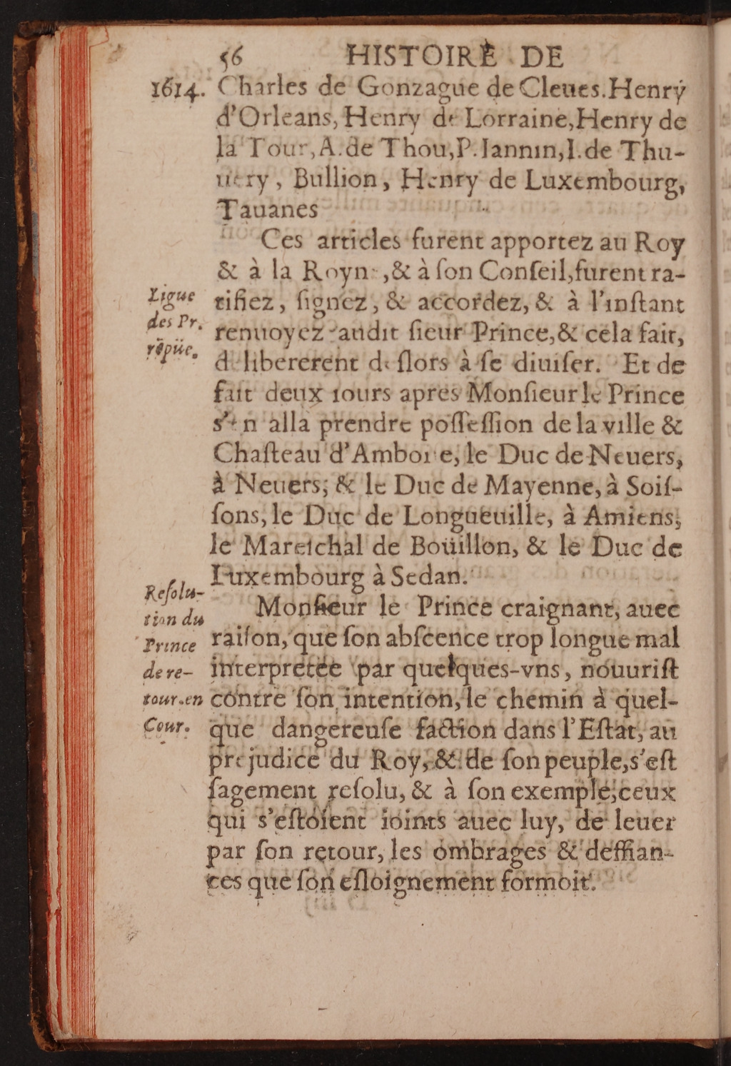 1624 - Joseph Bouillerot - Trésor de l’histoire générale de notre temps - BnF Arsenal 1624 - Joseph Bouillerot - Trésor de l’histoire générale de notre temps - BnF Arsenal