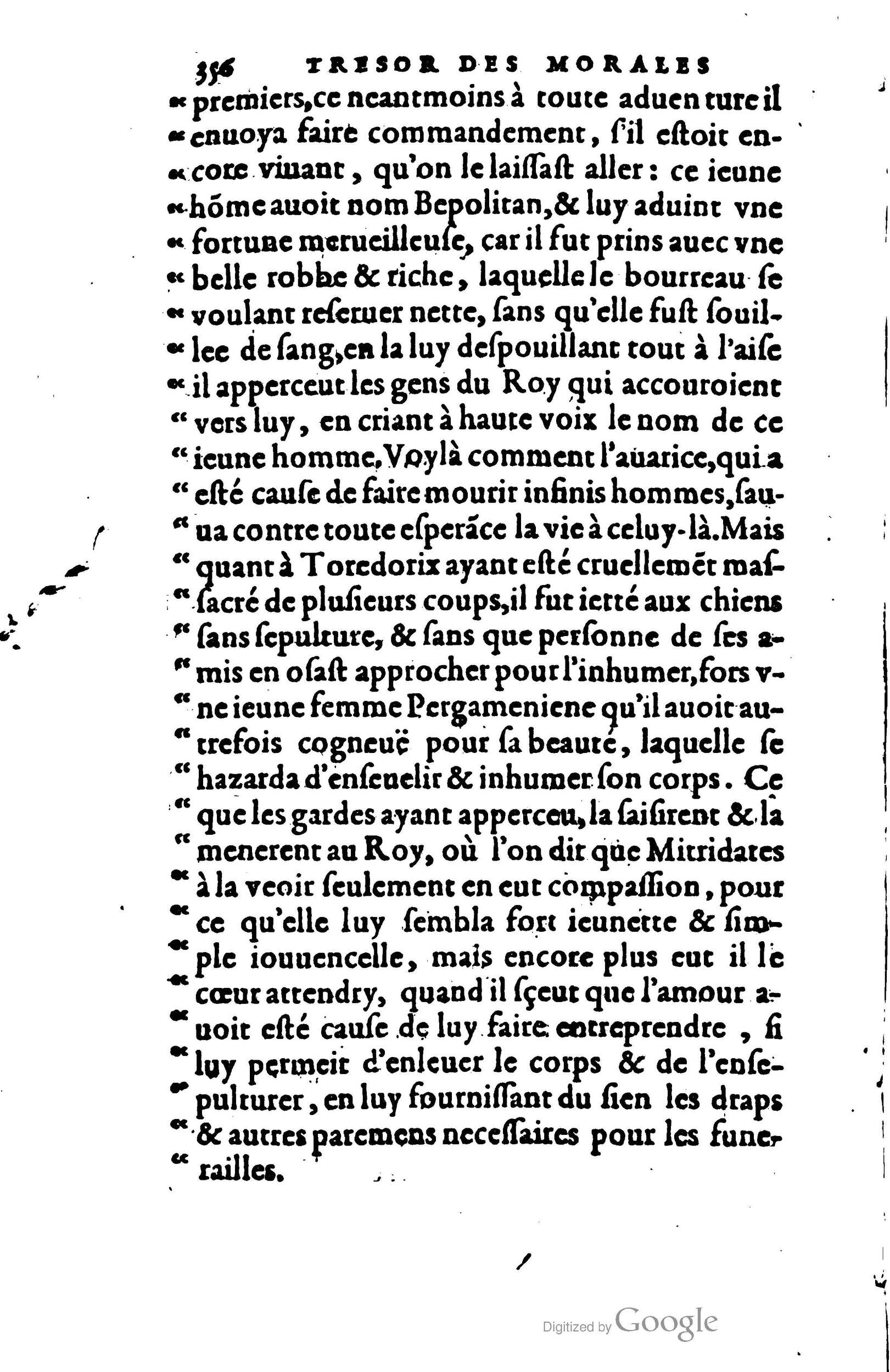 1578 - Jean Poupy - Trésor des morales de Plutarque - BSB Munich