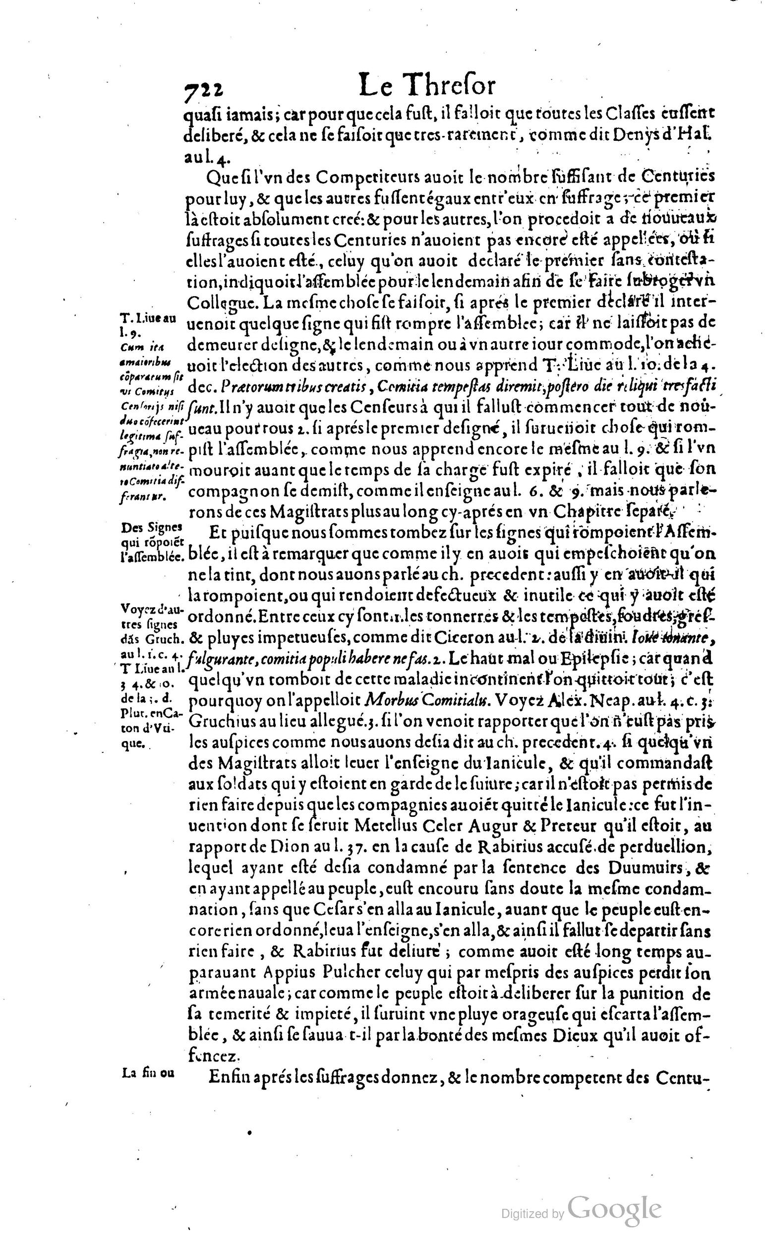 1650 - Denis Thierry - Trésor des antiquités romaines - BM Lyon