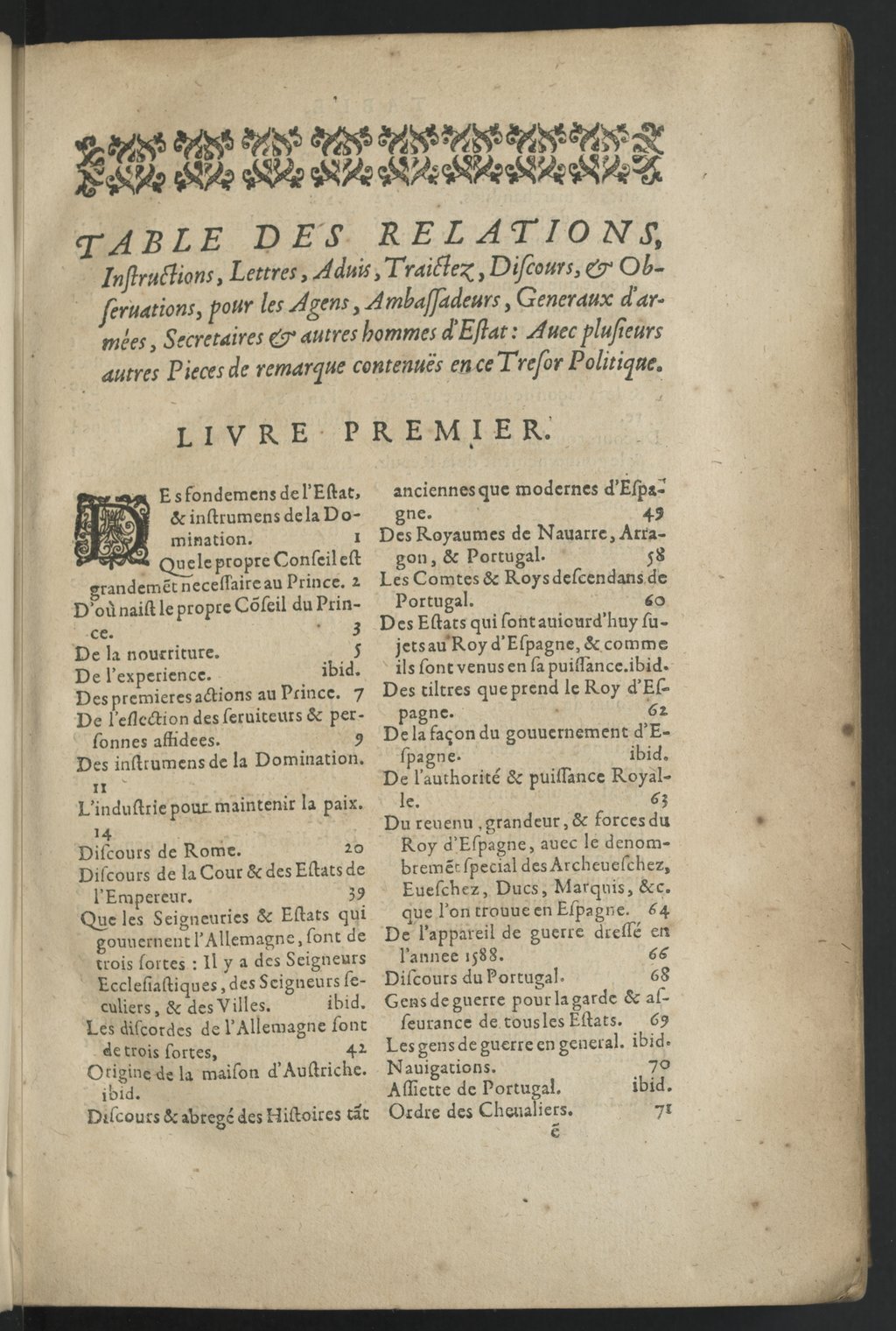1611 - Pierre Chevalier - Trésor politique - BnF Tolbiac