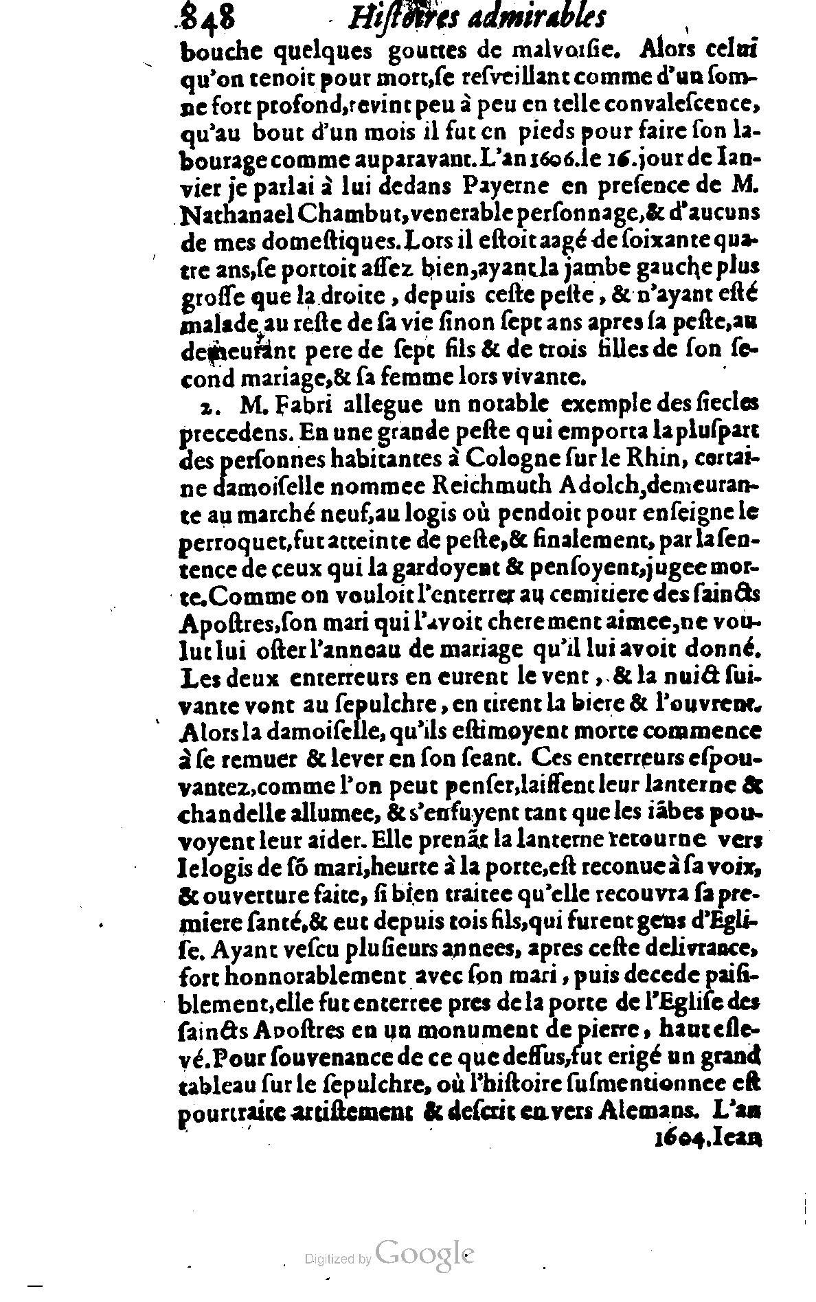 1628 - Jacques Crespin - Trésor d’histoires admirables et mémorables - BSB Munich 1628 - Jacques Crespin - Trésor d’histoires admirables et mémorables - BSB Munich