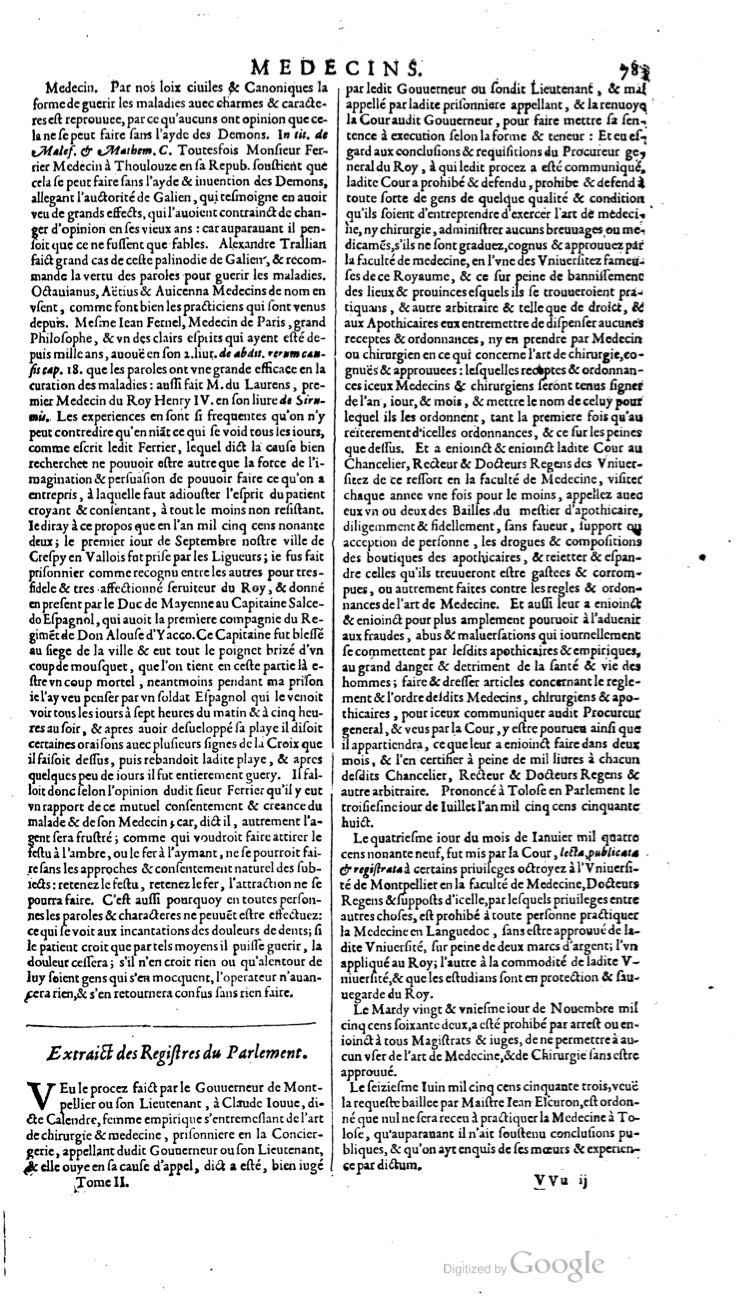 1629 - Veuve Nicolas Buon - Trésor du droit français (21754 T. 2) - BM Lyon