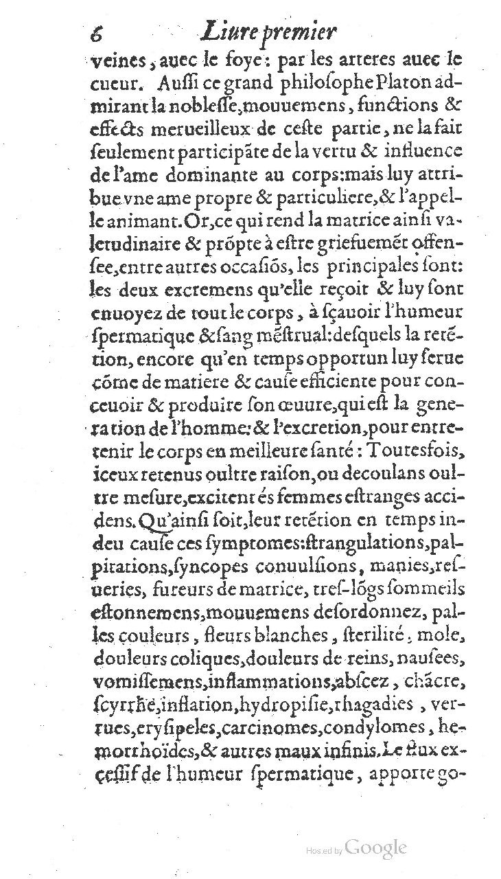 1585 - Jacques du Puis - Trésor des remèdes secrets pour les maladies des femmes - BnF