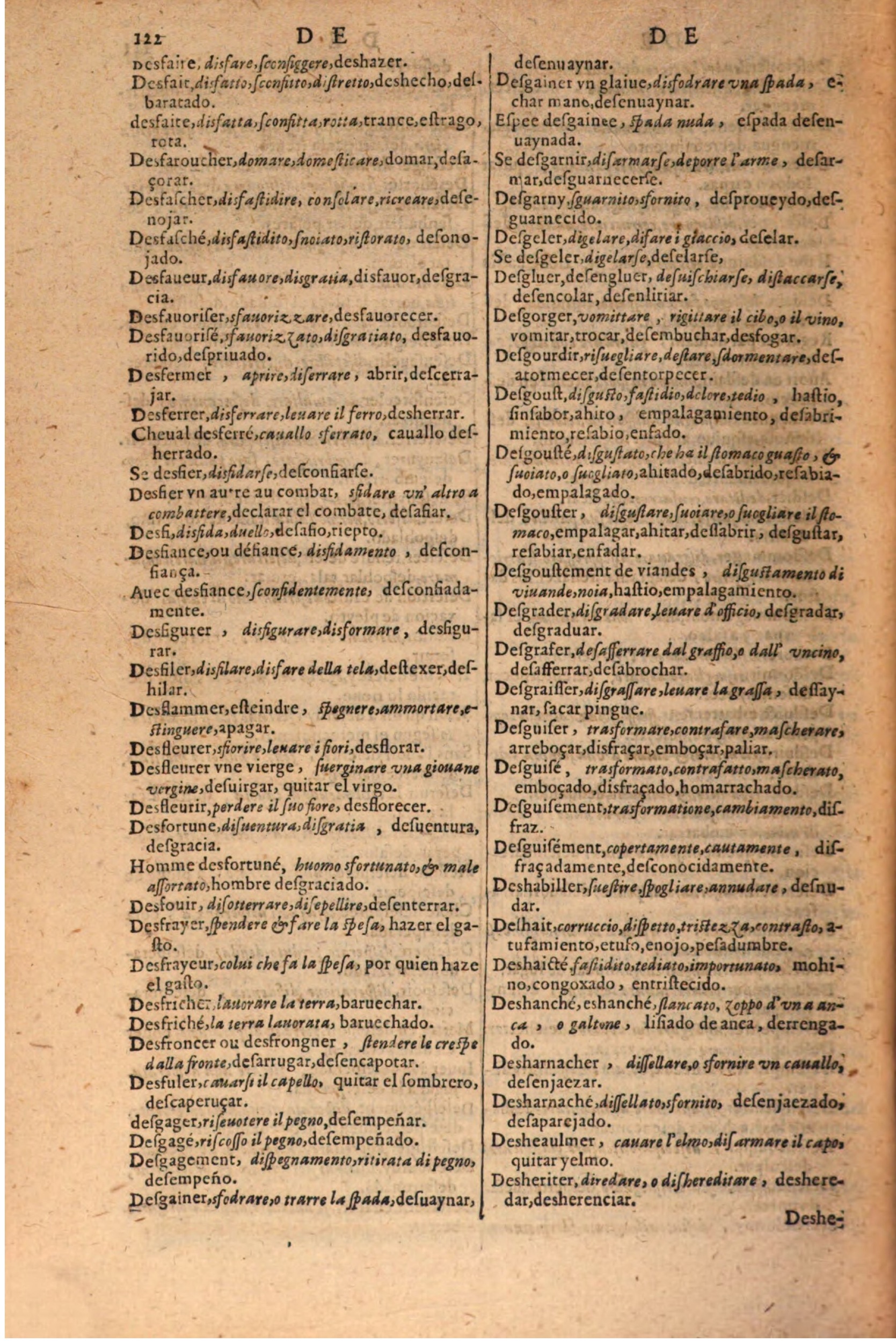 1616 - Pierre de la Rovière - Trésor des trois langues (Seconde partie) - BSB Munich