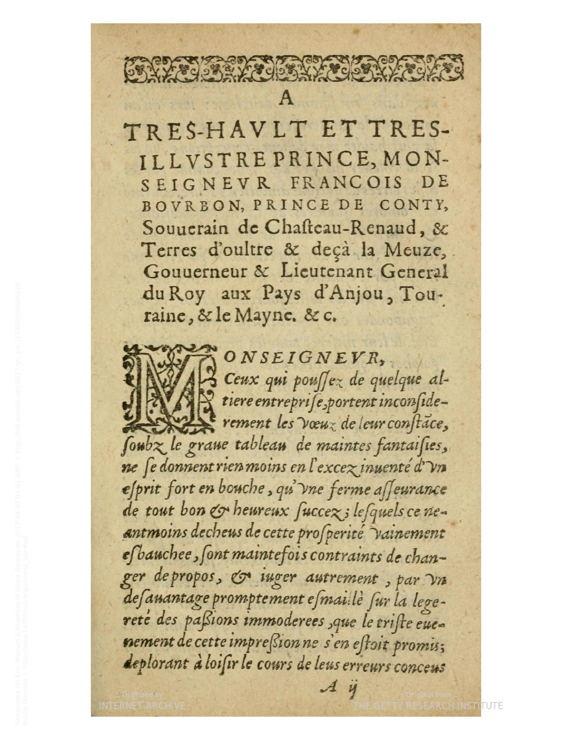 1612 - Charles Sevestre - Toison d’or ou la fleur des trésors - Getty Research Institute