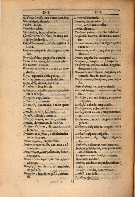 1607 - Marc Orry - Trésor des deux langues espagnole et française (Première et Seconde parties) - ÖNB Wien