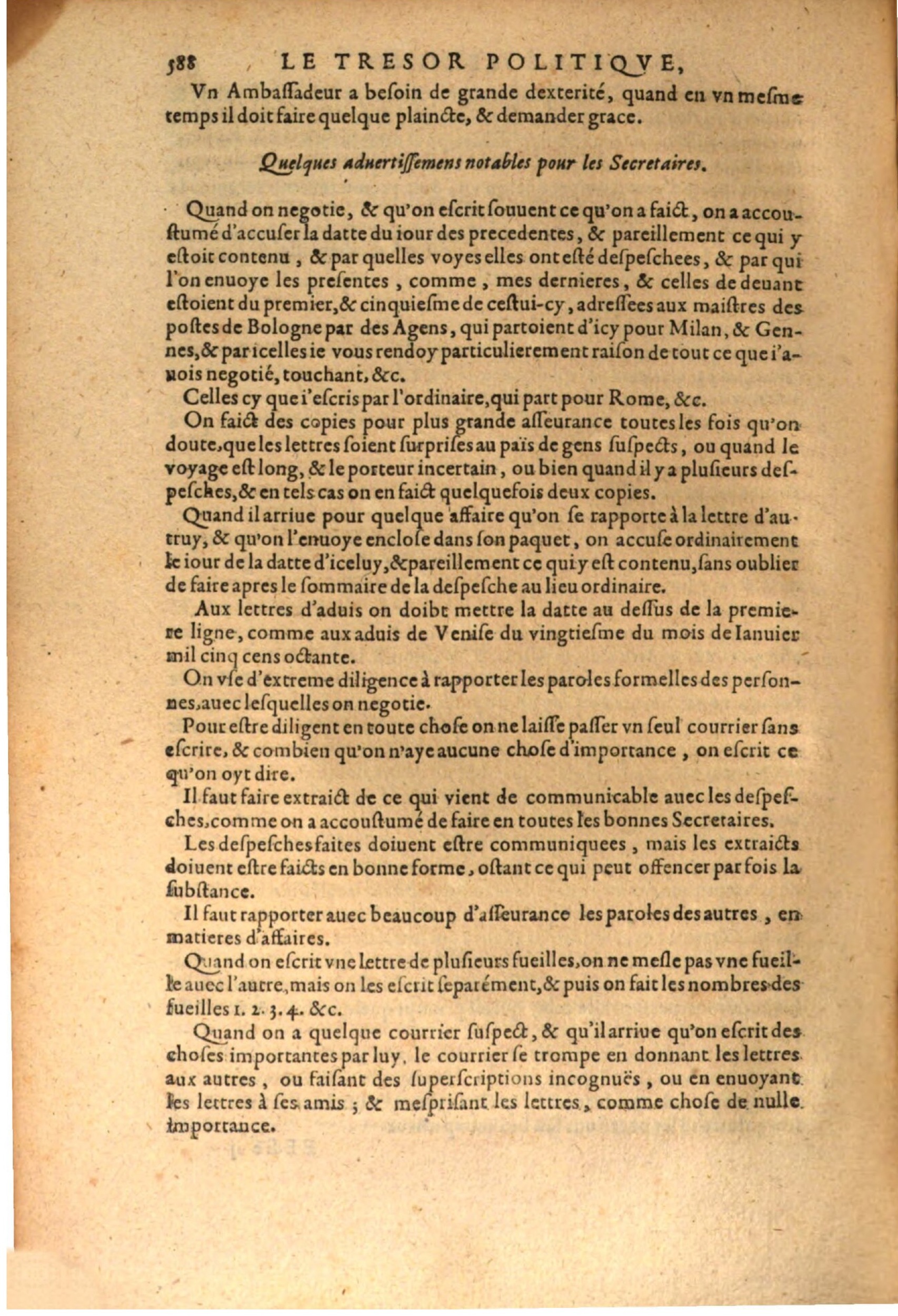 1611 - Pierre Chevalier - Trésor politique - BSB Munich