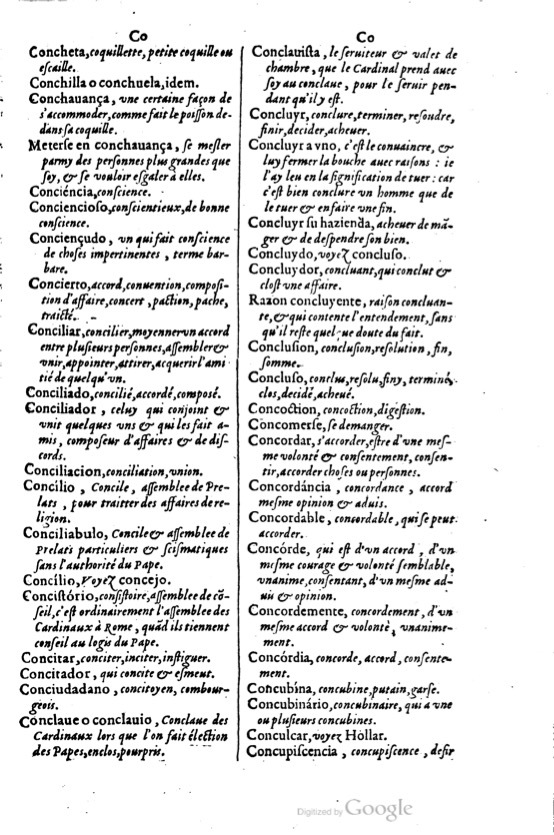 1621 - Adrian Tiffaine - Trésor des deux langues espagnole et française - BM Lyon