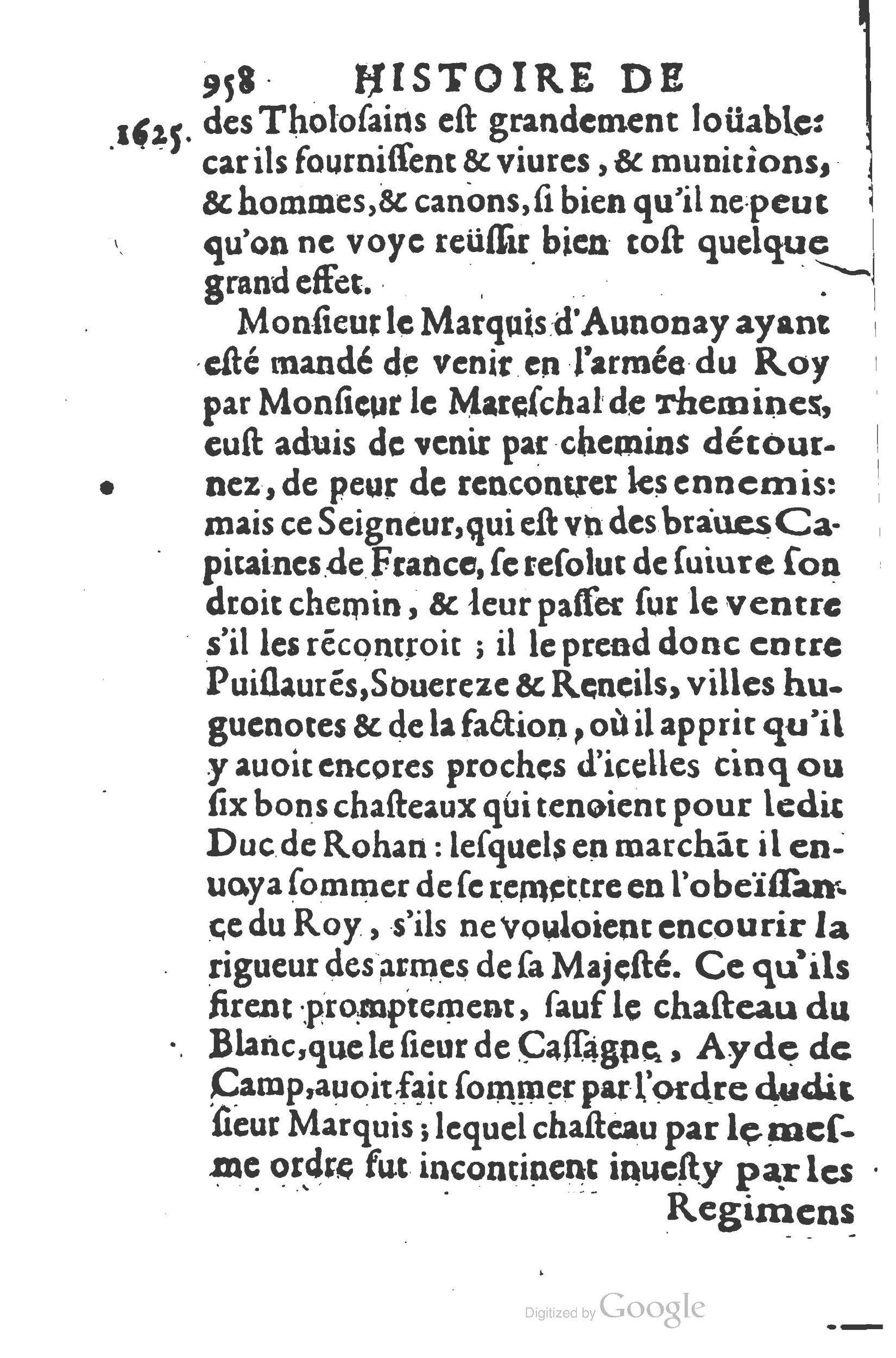 1626 - Joseph Bouillerot - Trésor de l’histoire générale de notre temps - BSB Munich