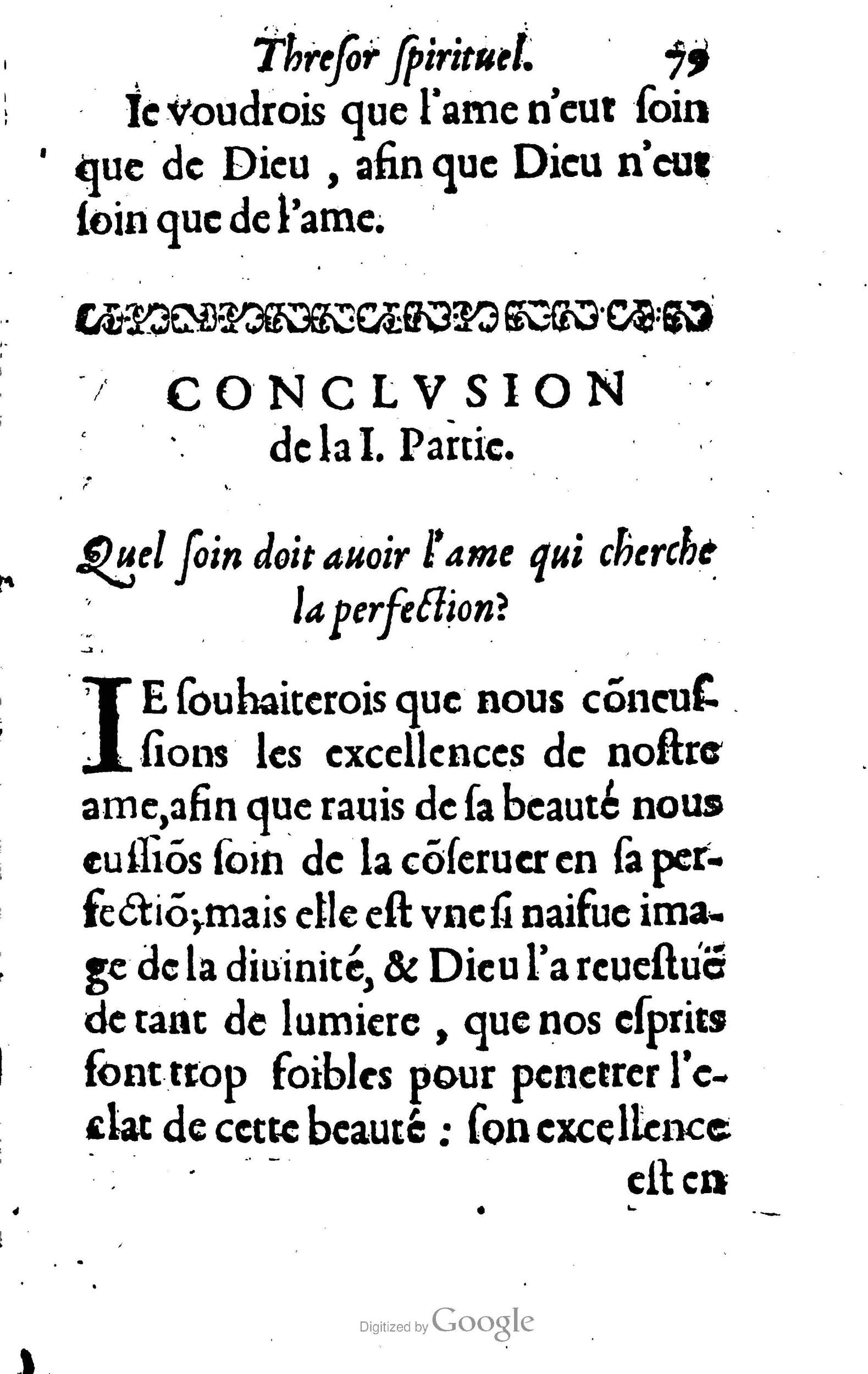 1633 - François Waudré - Trésor spirituel contenant les excellences du christianisme - BM Lyon