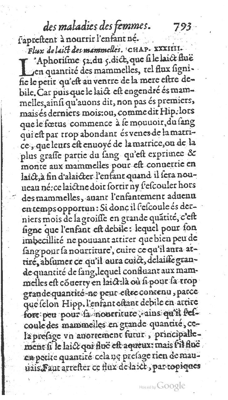 1585 - Jacques du Puis - Trésor des remèdes secrets pour les maladies des femmes - BnF