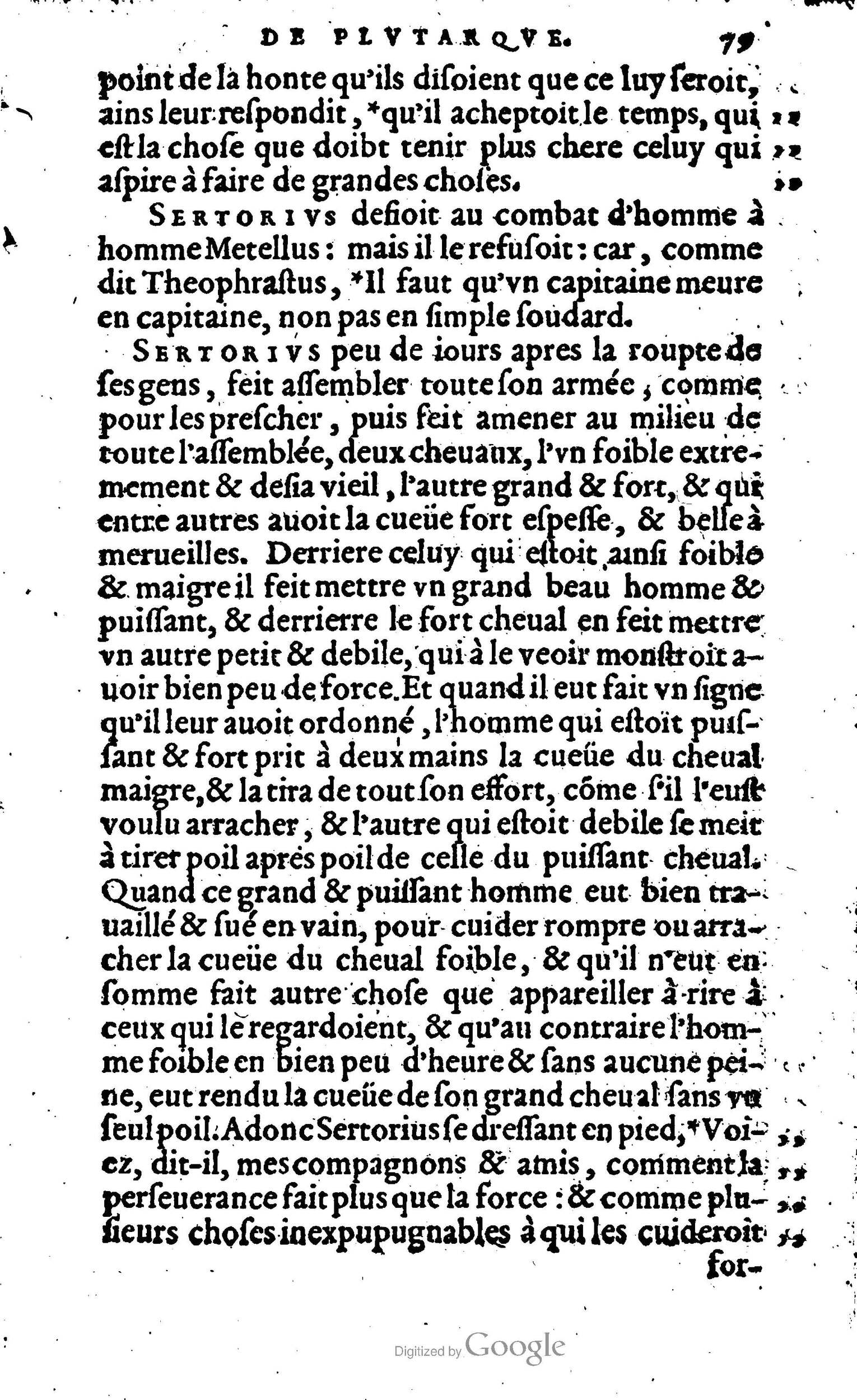 1568 - Willem Silvius - Trésor des vies de Plutarque - Anvers Plantin-Moretus