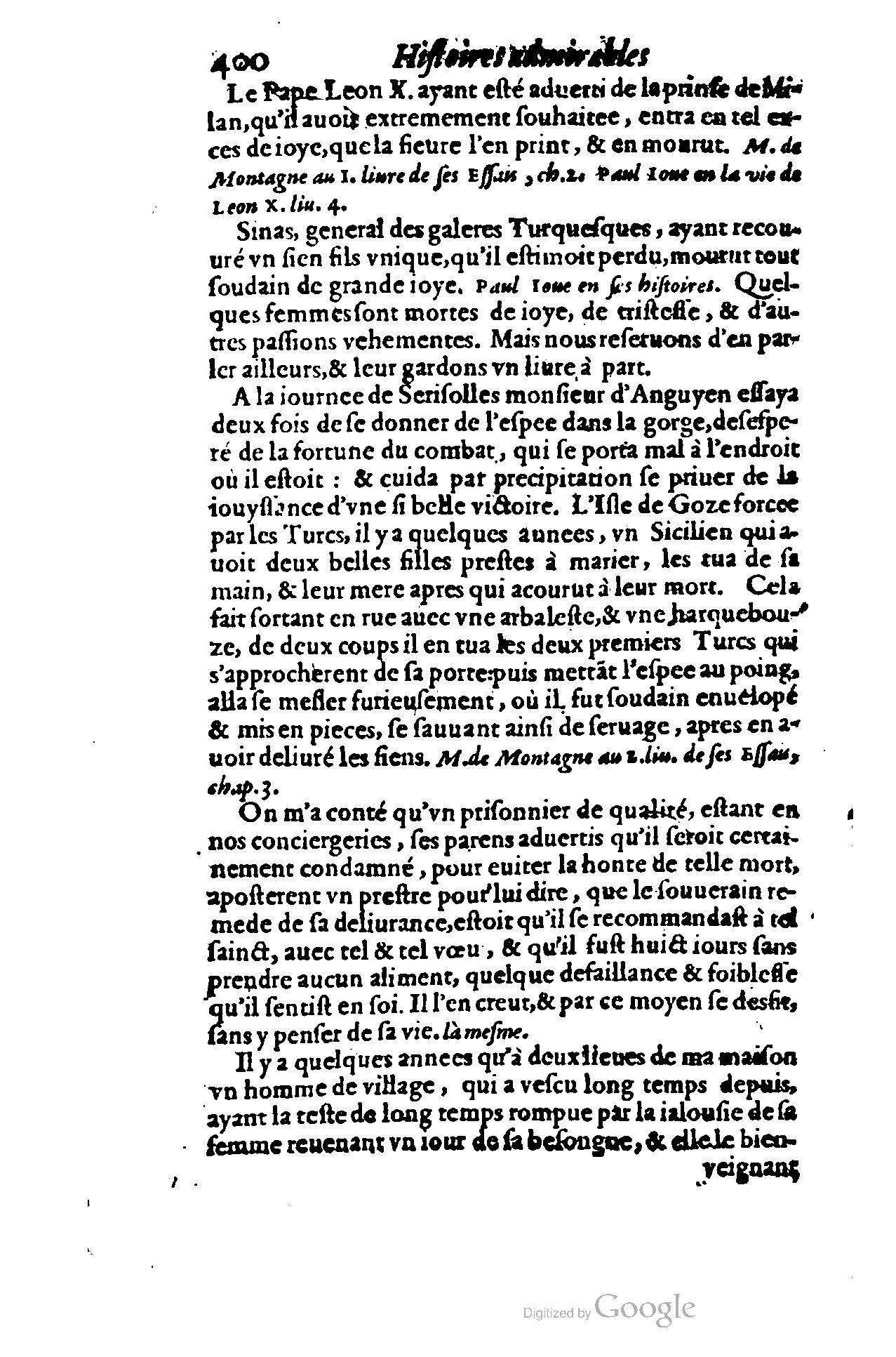 1620 - Samuel Crespin - Trésor d’histoires admirables et mémorables - BCU Lausanne