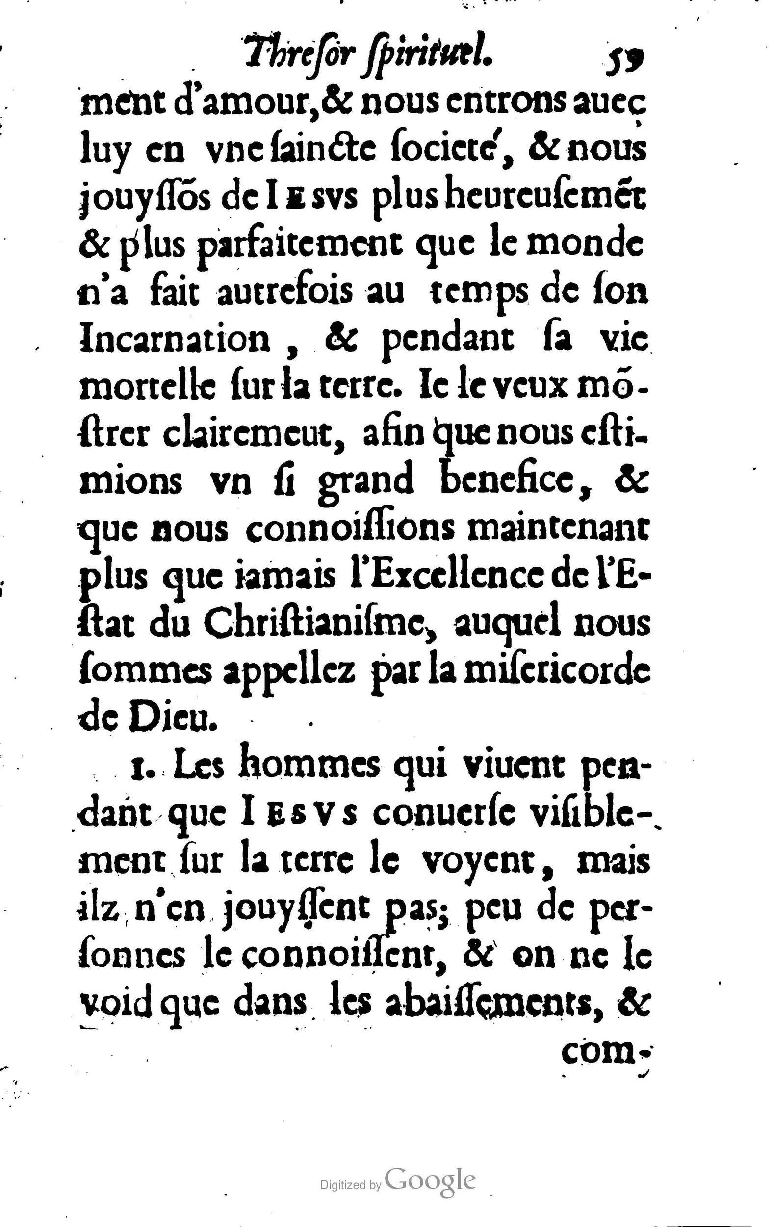 1633 - François Waudré - Trésor spirituel contenant les excellences du christianisme - BM Lyon