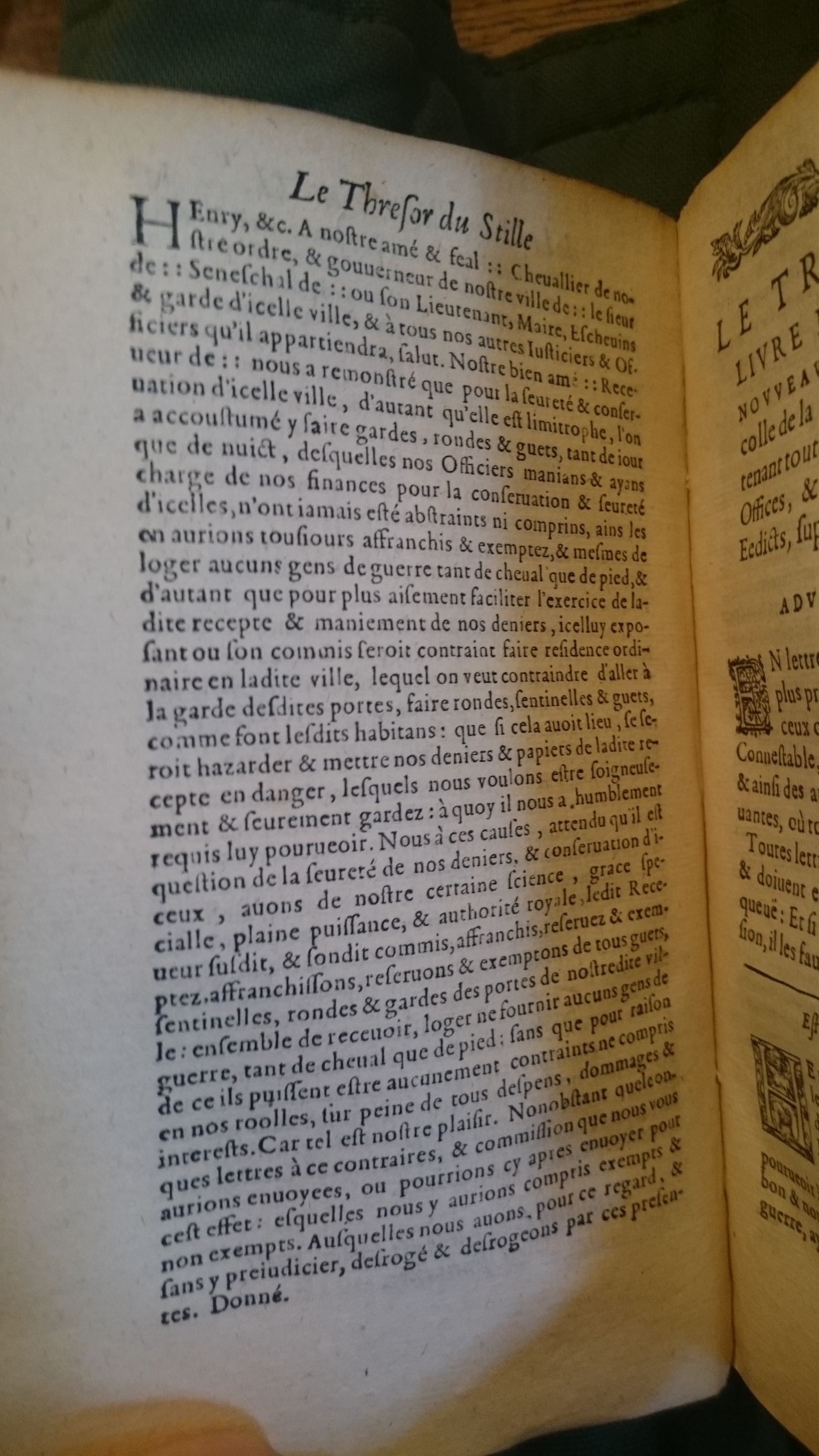 1599 - Abel Langelier - Trésor du nouveau style et protocole de chancellerie - BnF