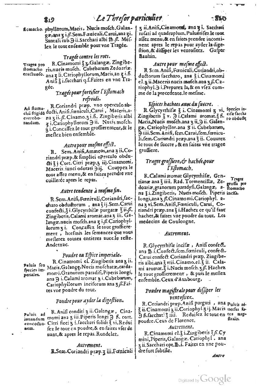 1616 - Étienne Gamonet - Grand trésor ou dispensaire - BSB Munich