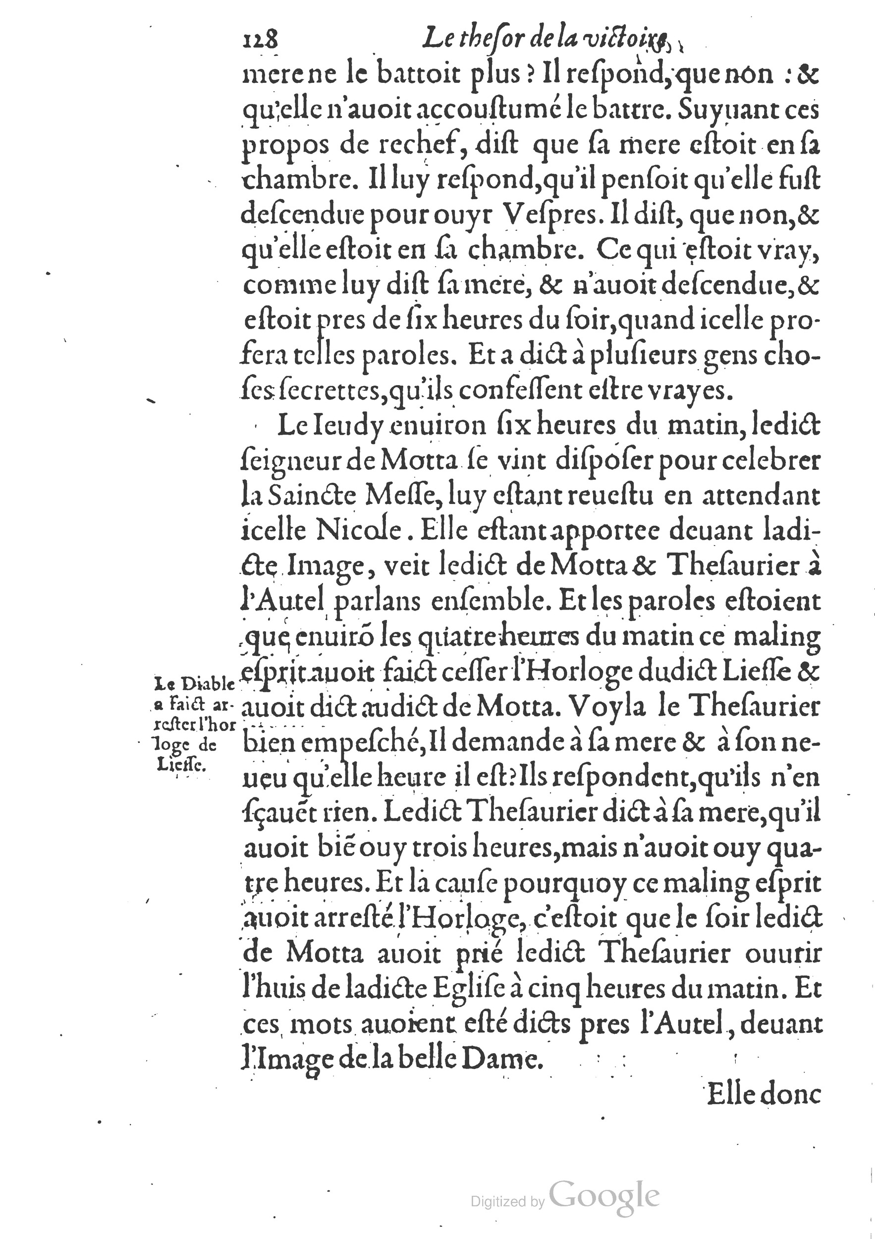 1578 - Nicolas Chesneau - Trésor et entière histoire de la triomphante victoire du corps de Dieu sur l’esprit malin - British Library