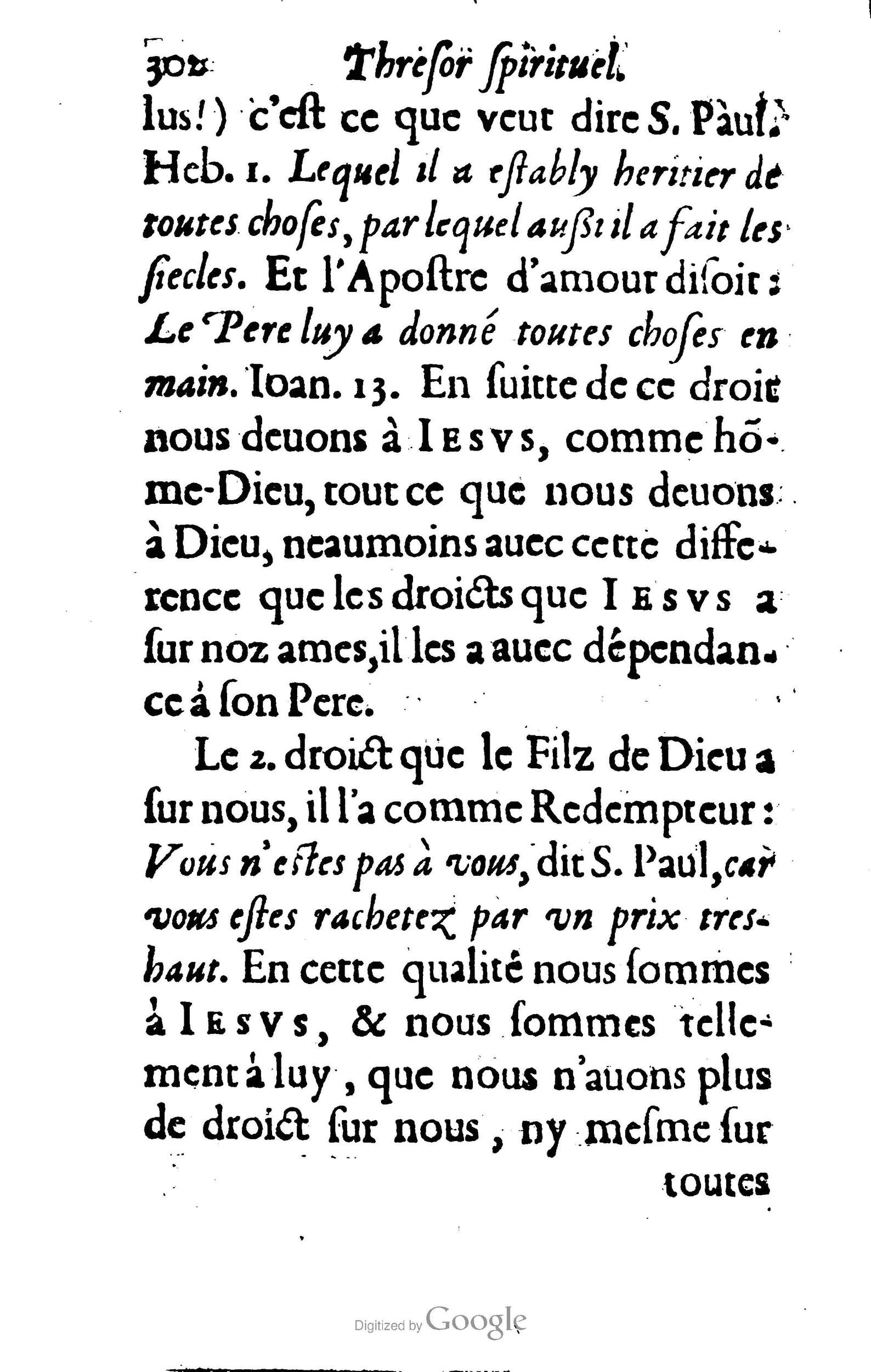 1633 - François Waudré - Trésor spirituel contenant les excellences du christianisme - BM Lyon 1633 - François Waudré - Trésor spirituel contenant les excellences du christianisme - BM Lyon