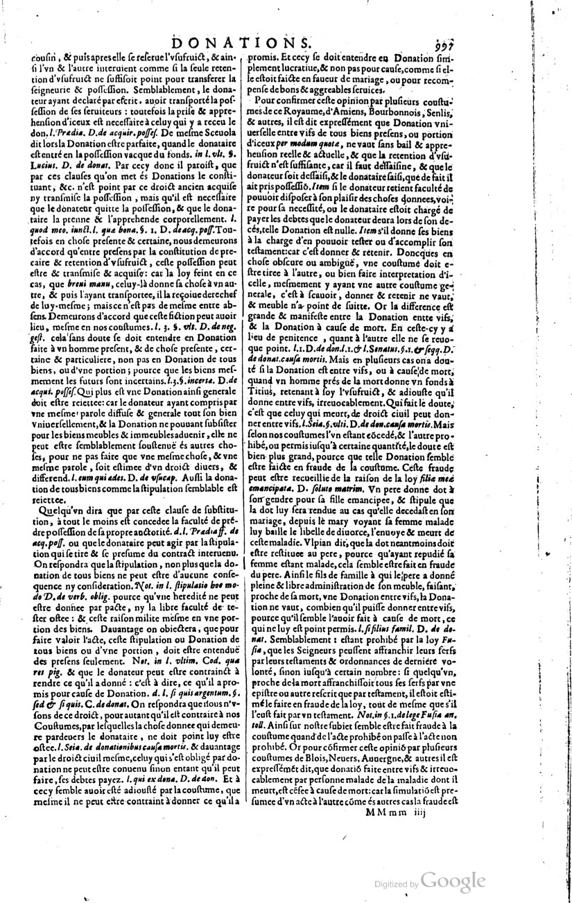 1629 - Veuve Nicolas Buon - Trésor du droit français (21754 T. 1) - BM Lyon