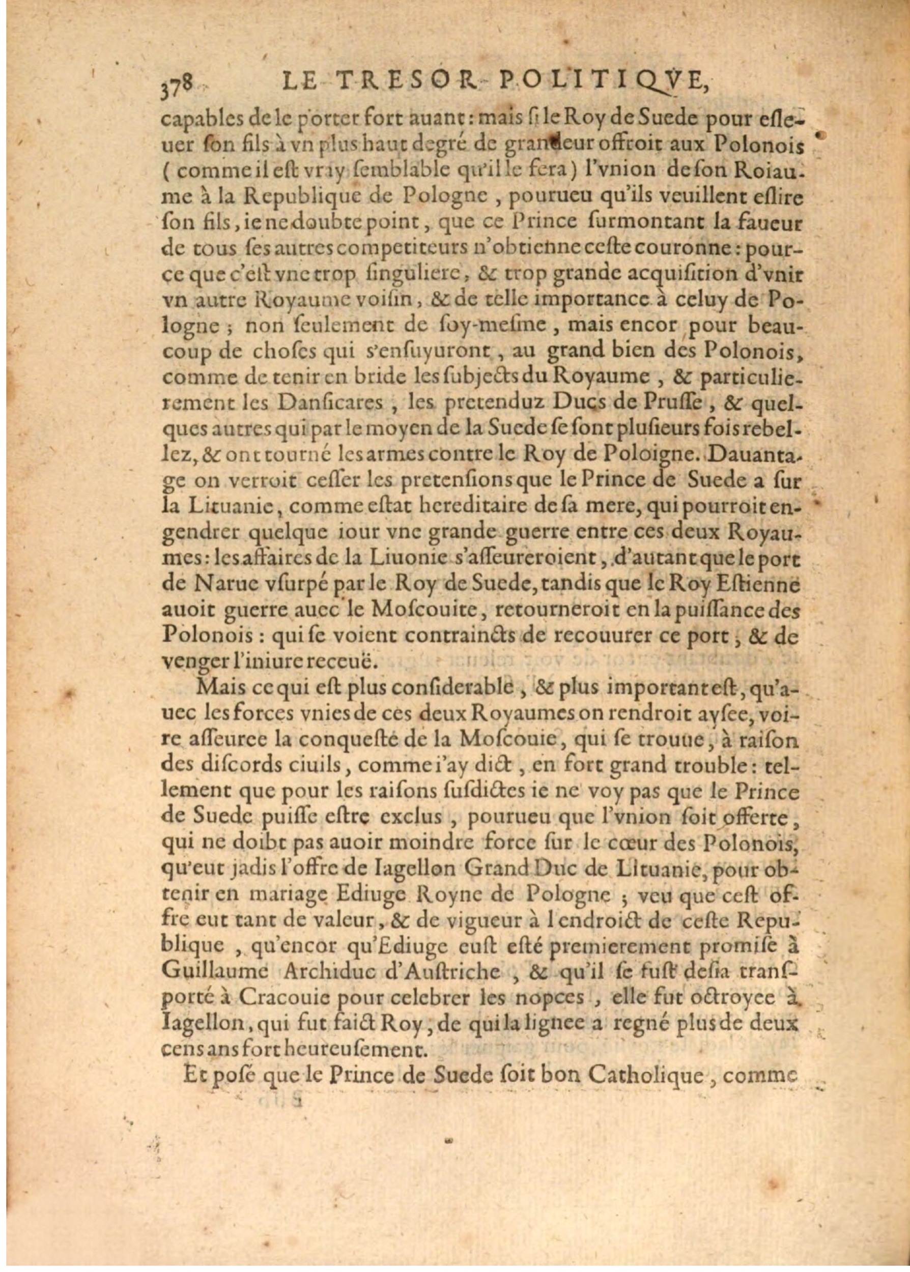 1608 - Nicolas Du Fossé - Trésor politique - BSB Munich