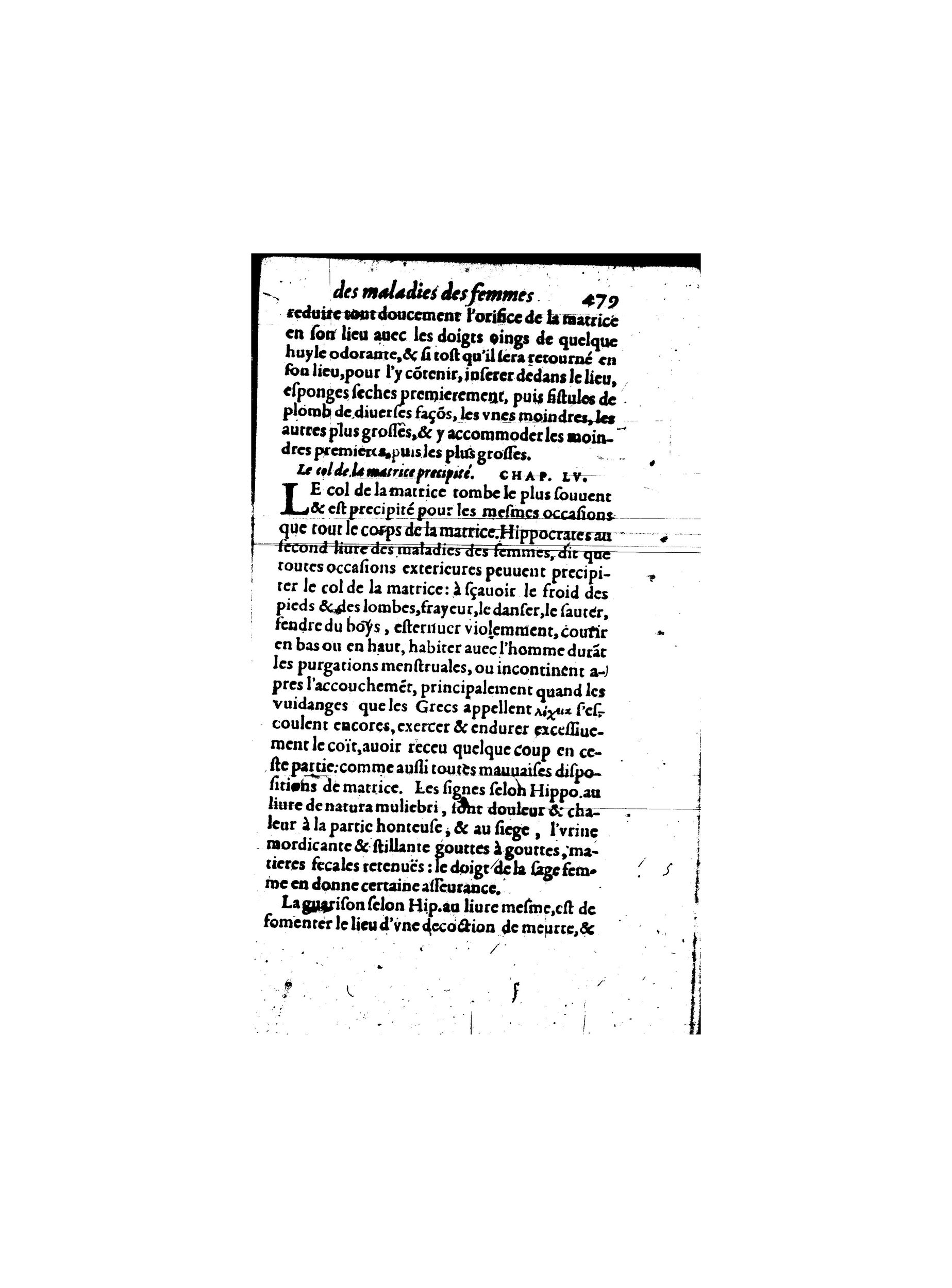 1587 - Jacques du Puis - Trésor des remèdes secrets pour les maladies des femmes - BnF