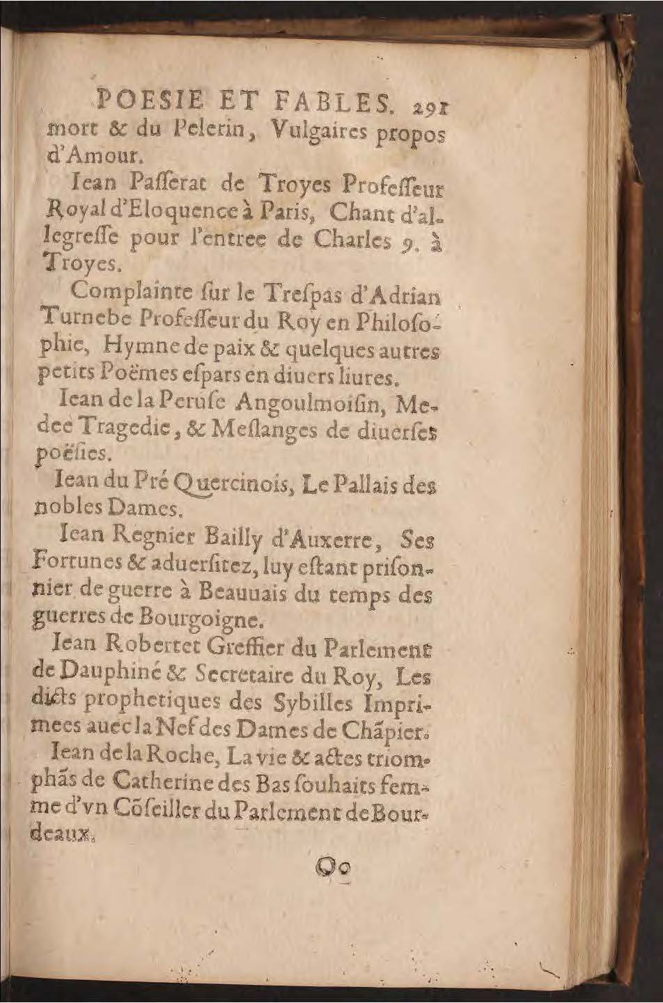 1602 - François Jacquin - Trésor des bons esprits français - BnF Arsenal