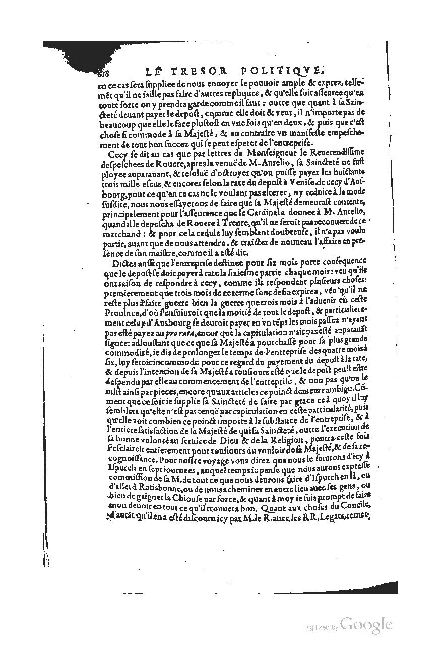 1611 - Pierre Chevalier - Trésor politique - UGent