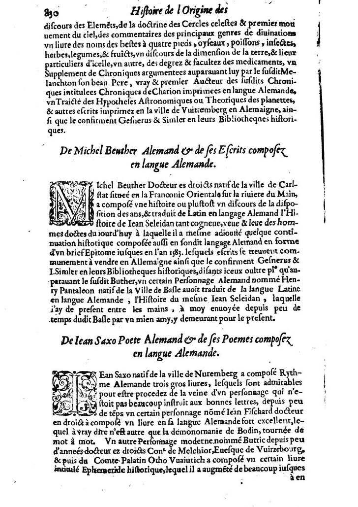 1613 - Matthieu Berjon - Trésor de l’histoire des langues de cet univers - BM Lyon