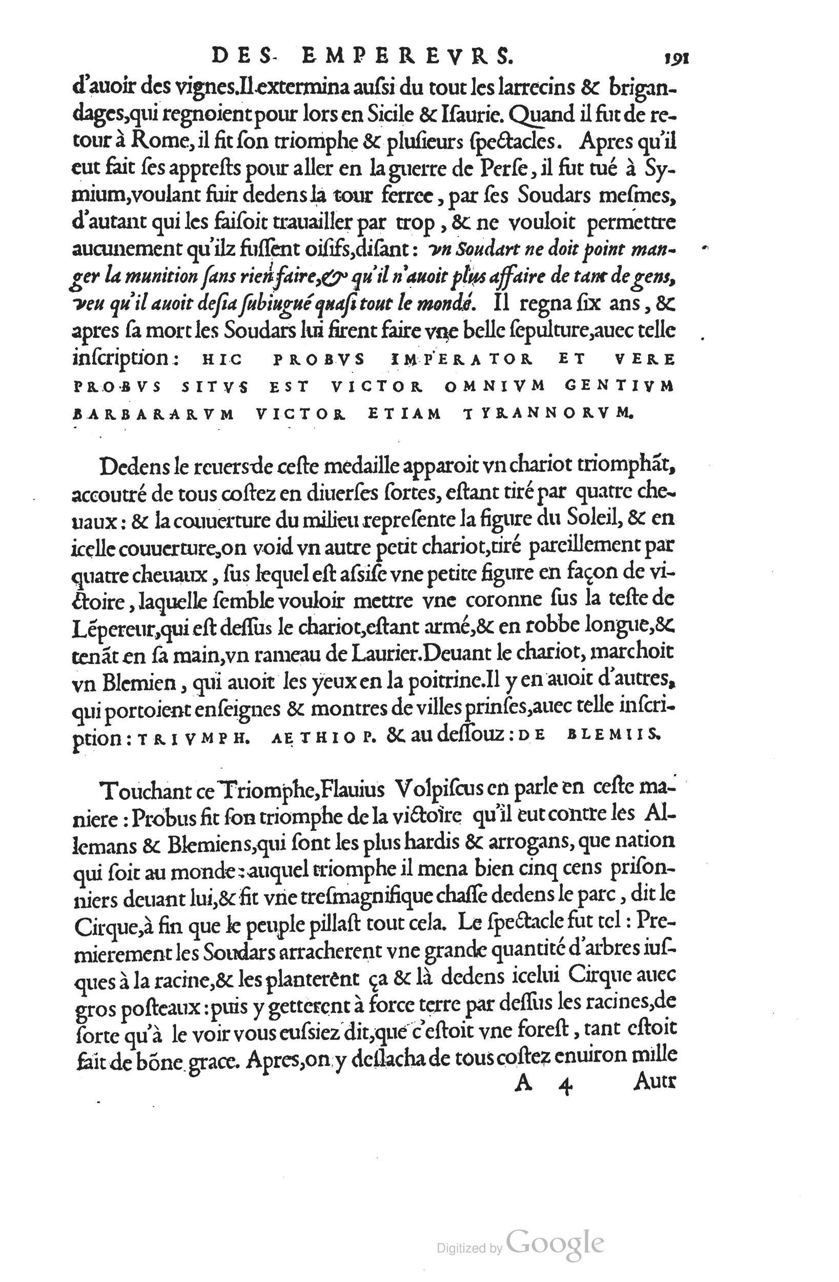 1553 - Jacopo Strada et Thomas Guérin - Épitome du Trésor des antiquités - Prague