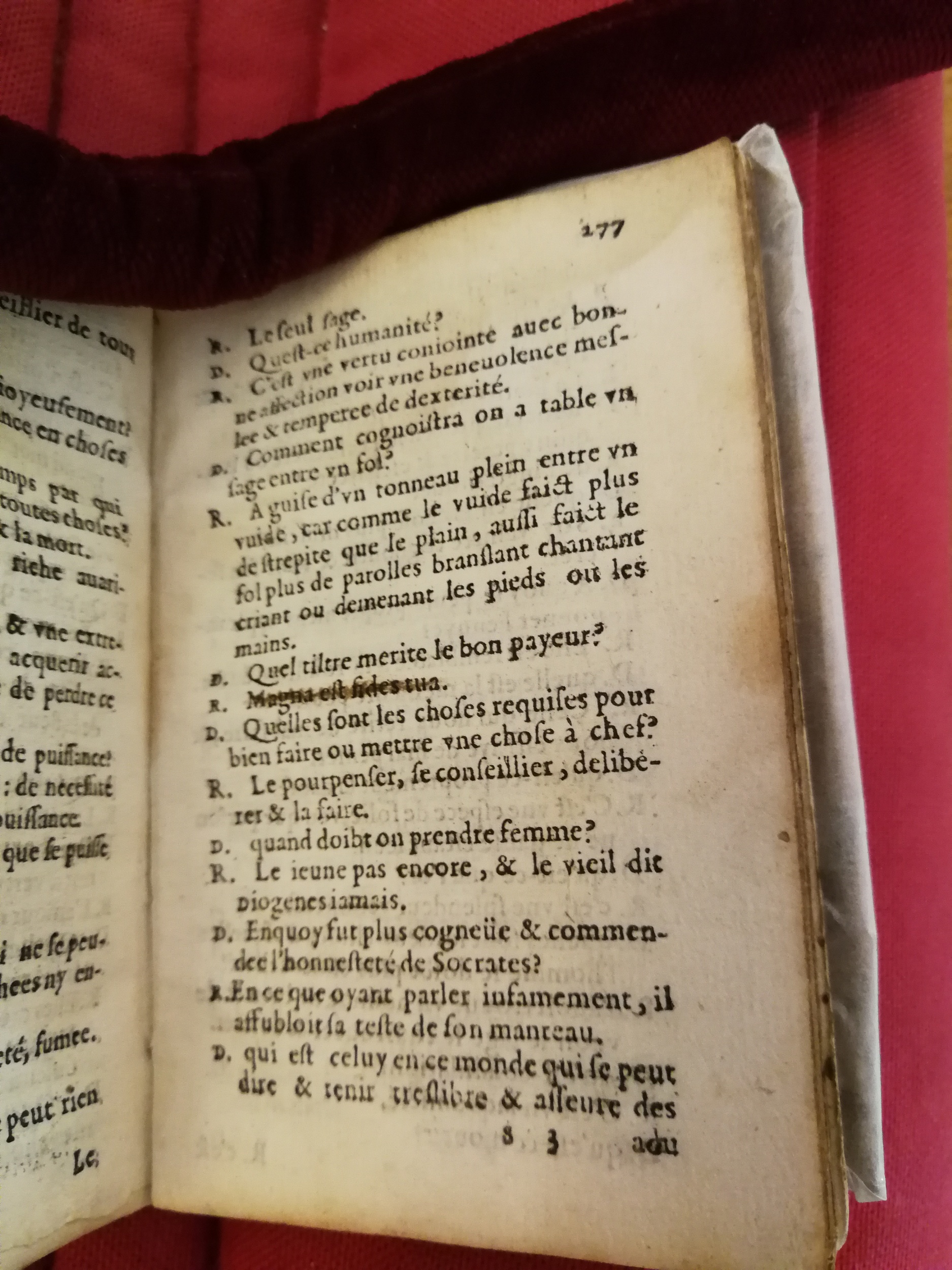 1577 - Jean d’Ogerolles - Trésor de sentences dorées - Bibliothèque Sainte-Geneviève