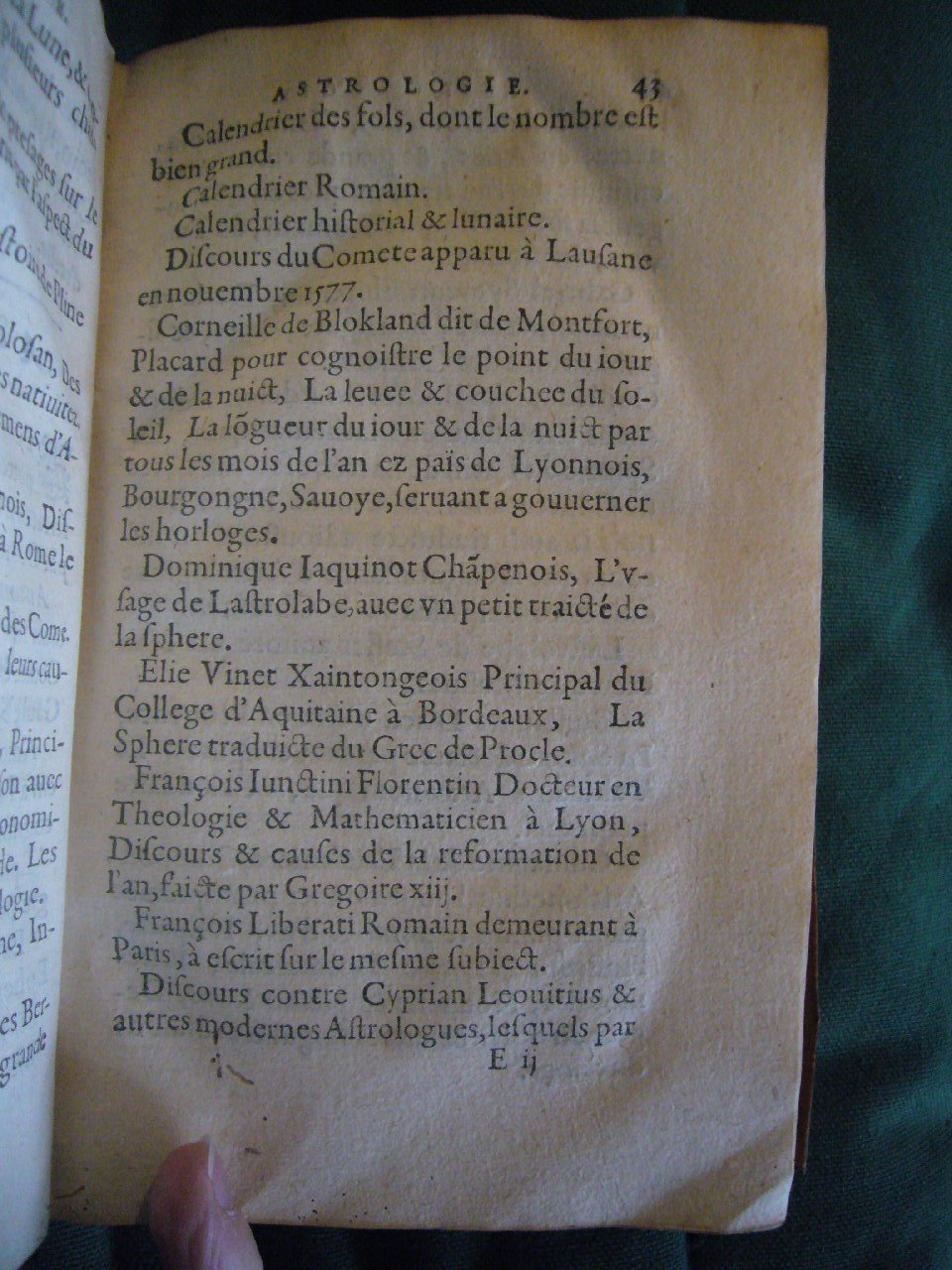 1602 - François Jacquin - Trésor des bons esprits français - BnF Arsenal