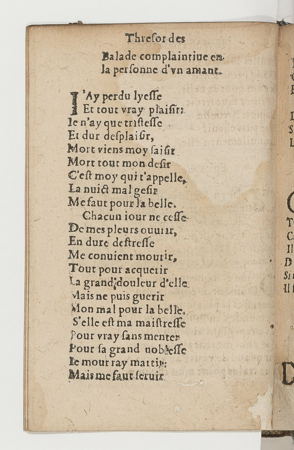 1568c. - Veuve Jean Bonfons - Trésor des joyeuses inventions du parangon de poésies - BnF Arsenal 1568c. - Veuve Jean Bonfons - Trésor des joyeuses inventions du parangon de poésies - BnF Arsenal