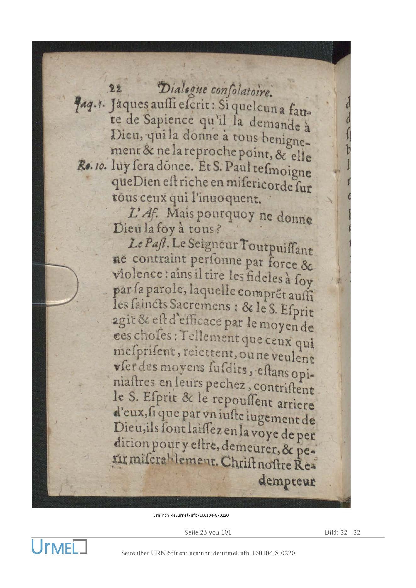 1614 - Jacques Flamand - Trésor spirituel qui contient des consolations - Universität Erfurt