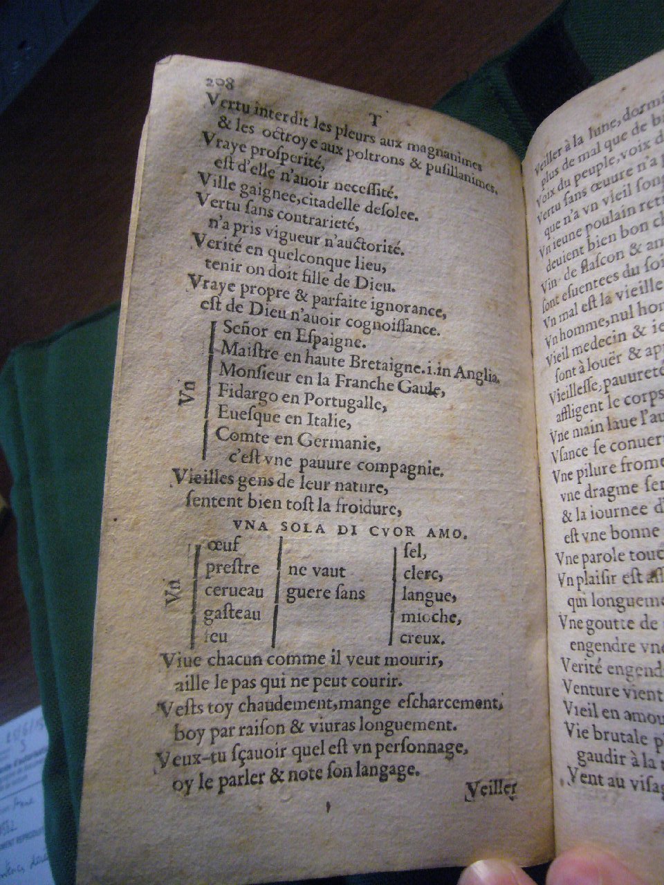 1617 - François Lefebvre - Trésor de sentences dorées et argentées - BnF Tolbiac