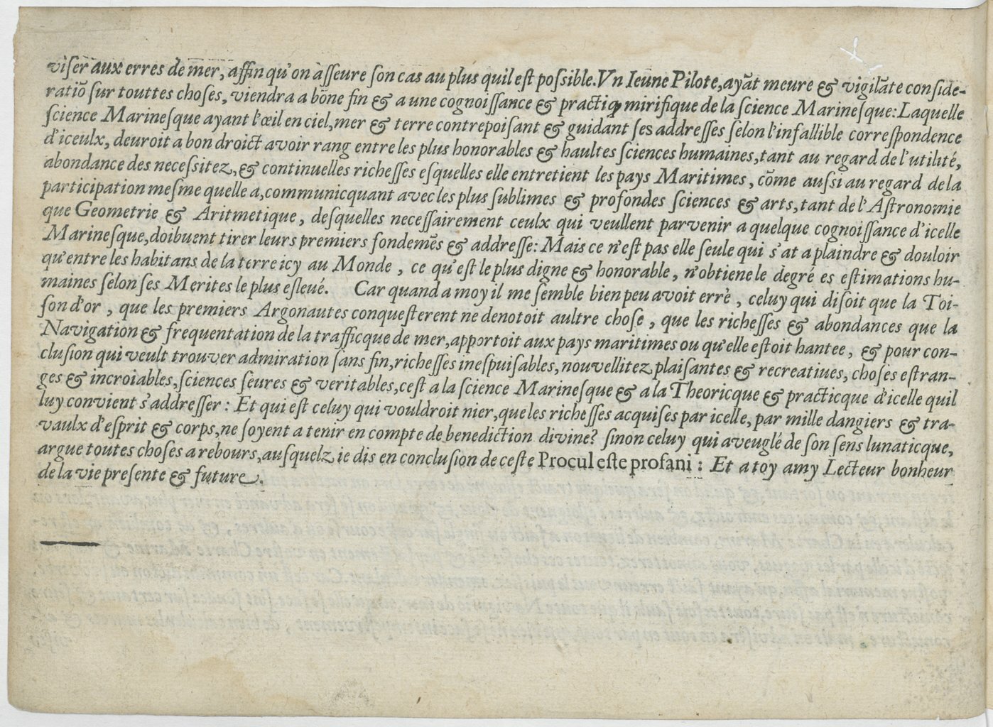 1601 - Bonaventure d’Aseville - Trésorerie ou cabinet de route marinesque - BnF