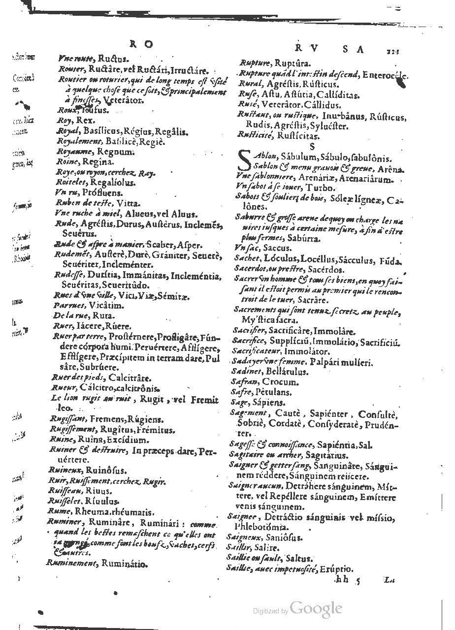 1564 - Henri Hylaire et Louis Cloquemin - Trésor des mots et traits français - BSB Munich