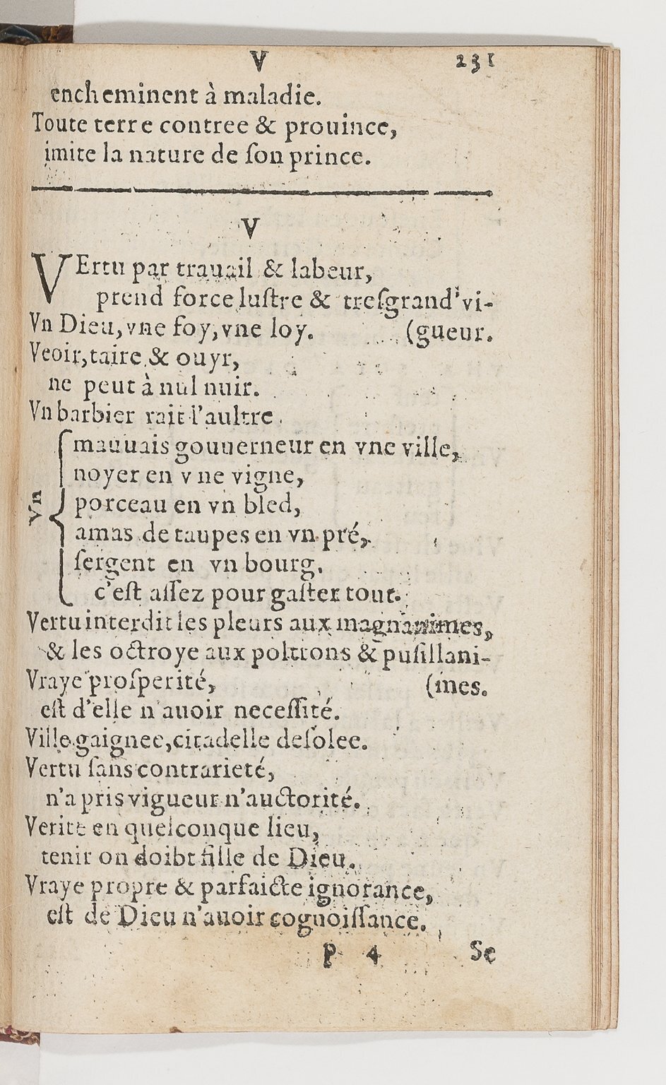 1577 - Jean d’Ogerolles - Trésor de sentences dorées - BnF Arsenal