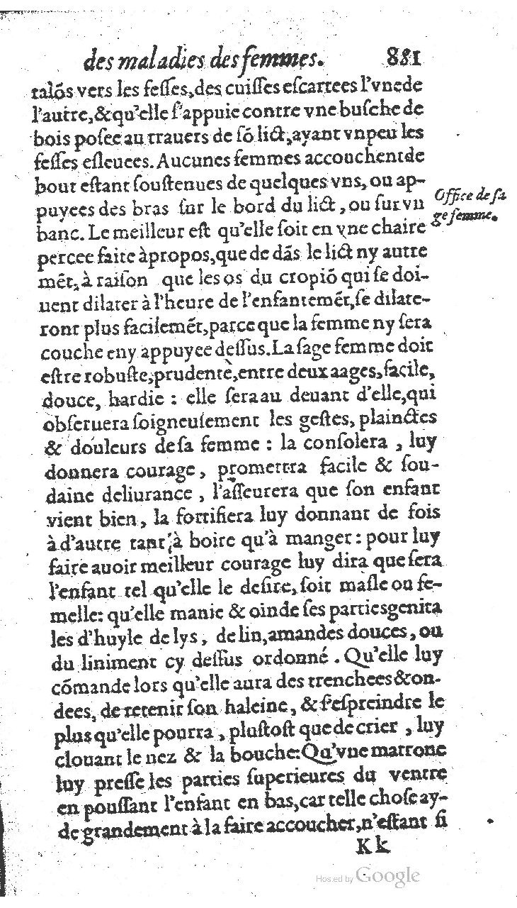 1585 - Jacques du Puis - Trésor des remèdes secrets pour les maladies des femmes - BnF