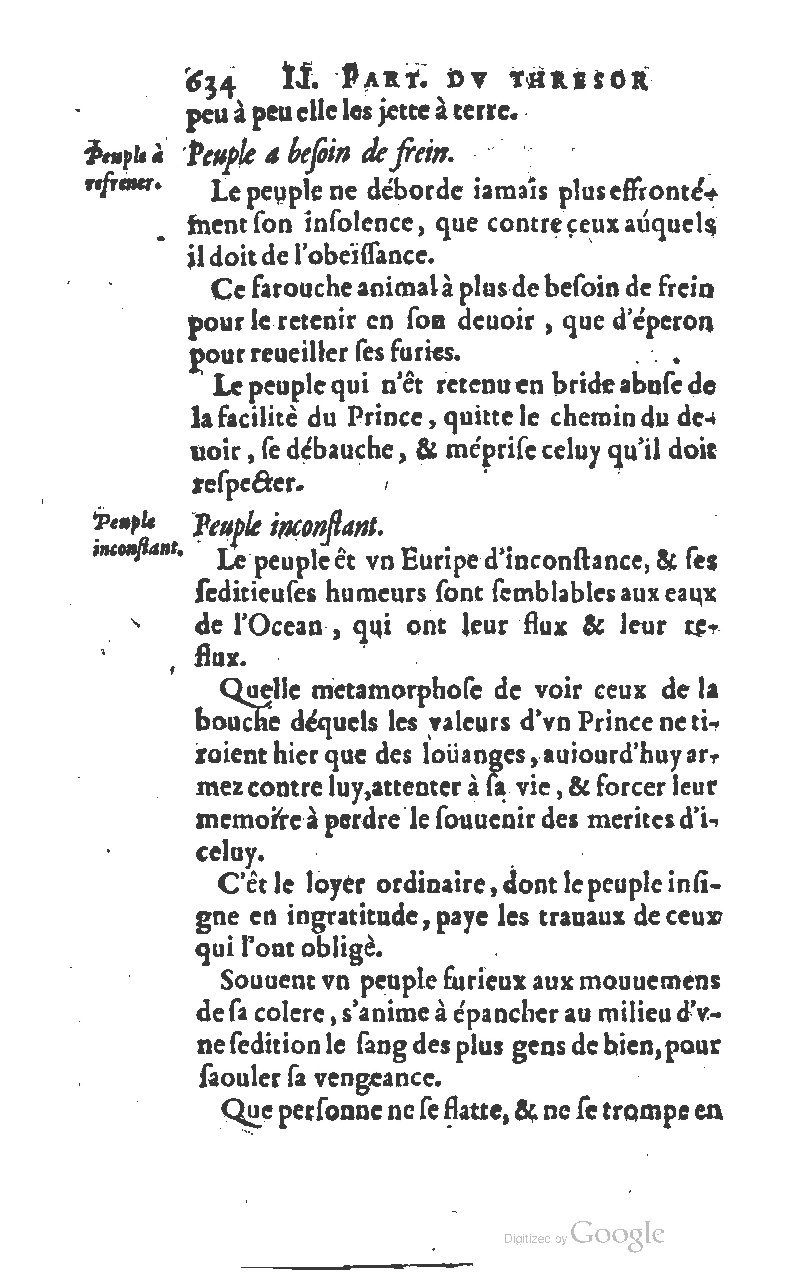1610 - Louis Coste - Trésor de l’éloquence française (Seconde partie) - BM Lyon
