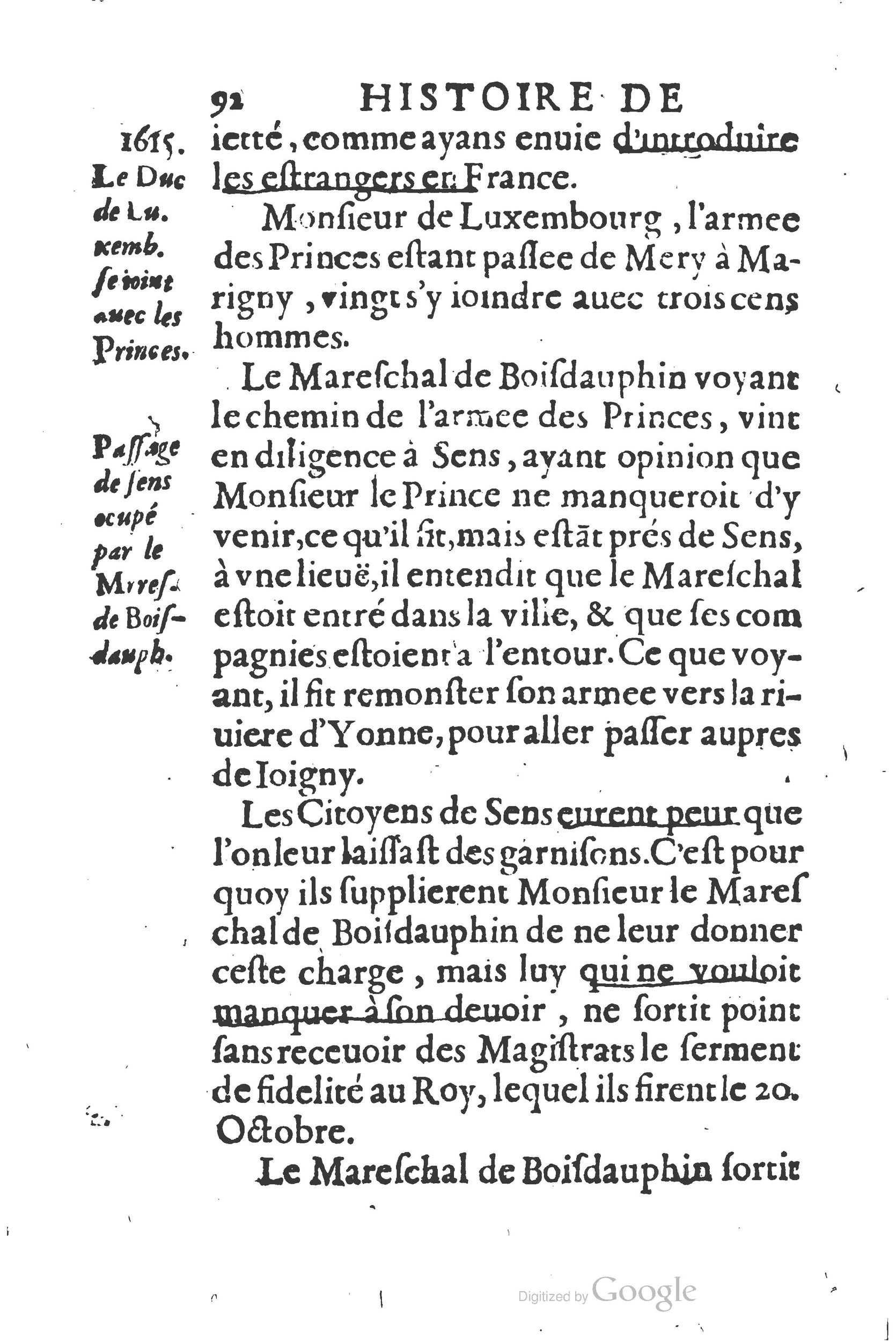 1626 - Joseph Bouillerot - Trésor de l’histoire générale de notre temps - BSB Munich