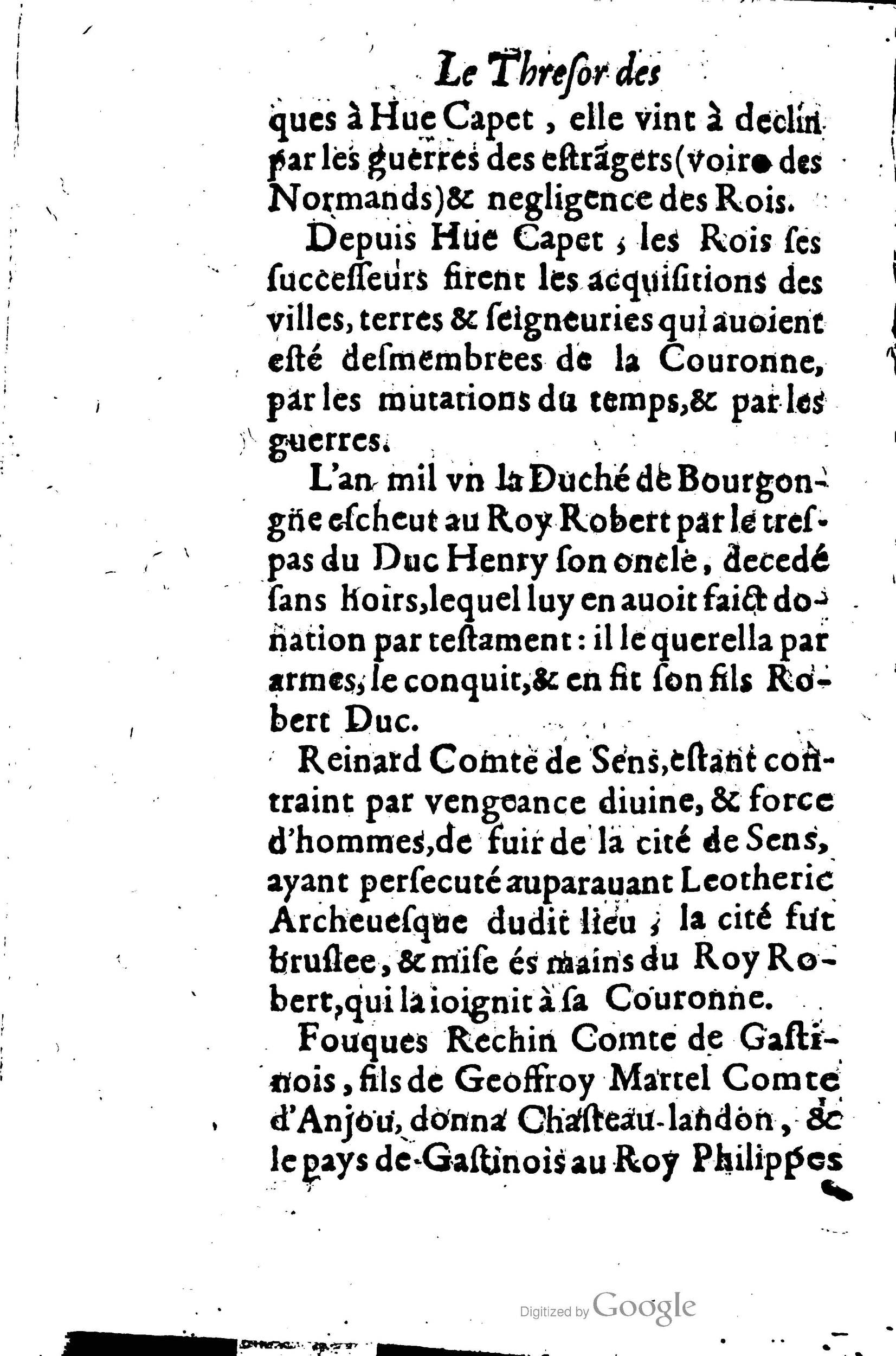 1619 - Jean Corrozet - Trésor des histoires de France - BSB Munich
