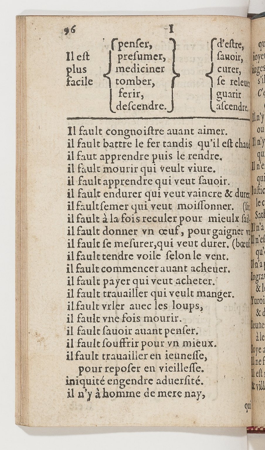 1577 - Jean d’Ogerolles - Trésor de sentences dorées - BnF Arsenal