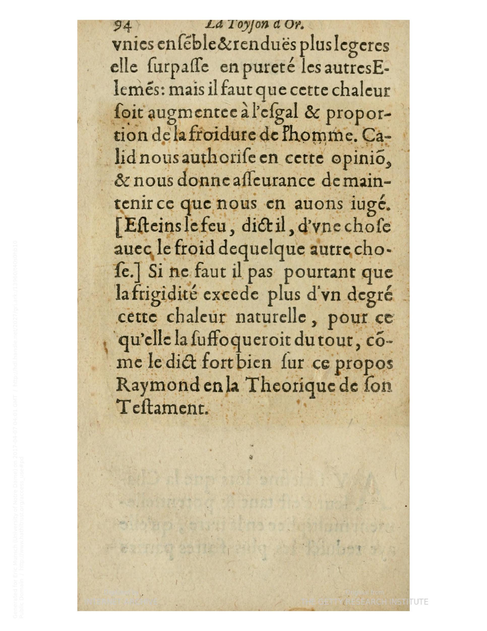 1612 - Charles Sevestre - Toison d’or ou la fleur des trésors - Getty Research Institute