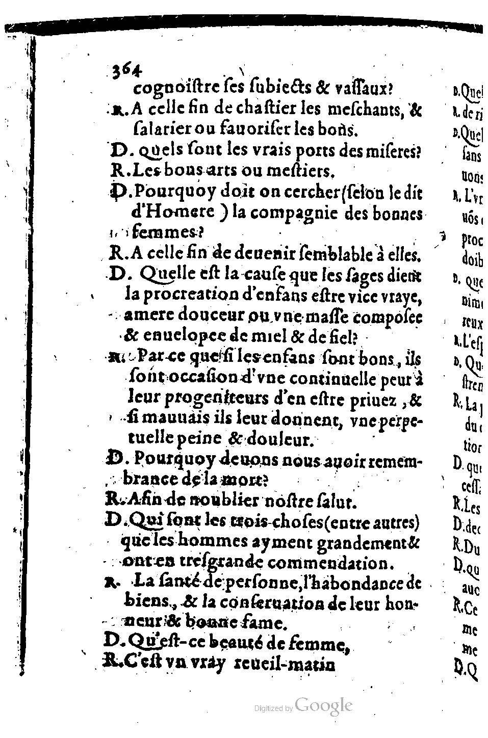 1582 - Nicolas Bonfons - Trésor des sentences dorées - BM Lyon
