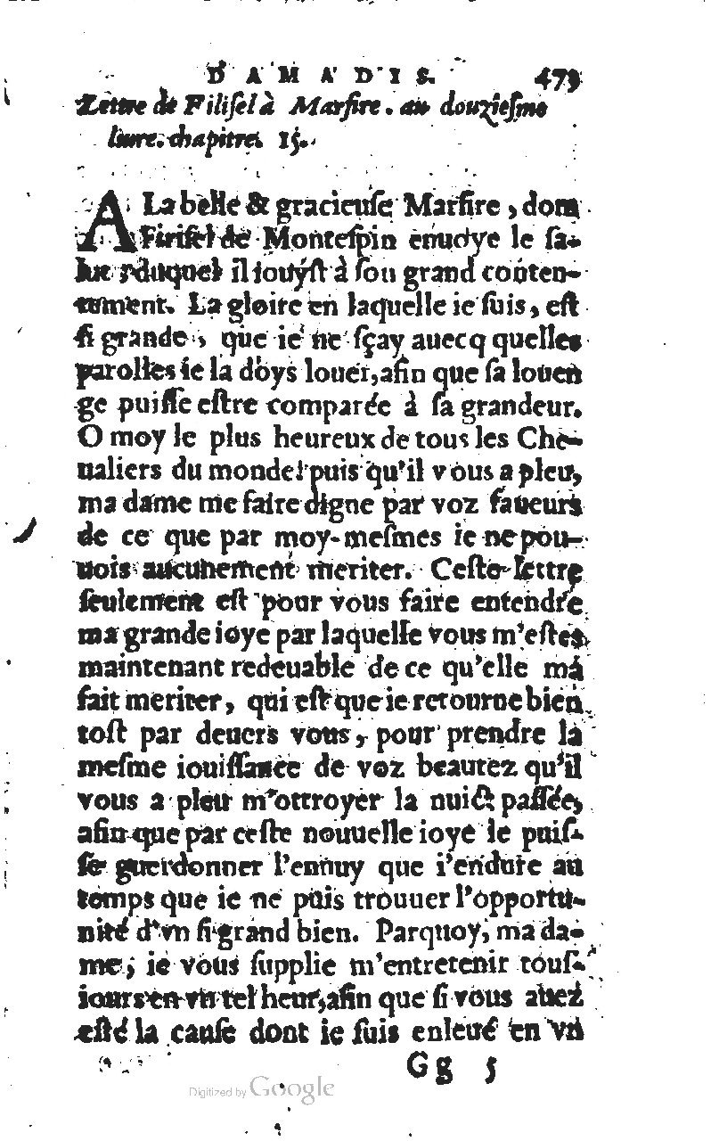 1567 - Jean Pygot - Trésor des Amadis - BM Lyon 1567 - Jean Pygot - Trésor des Amadis - BM Lyon