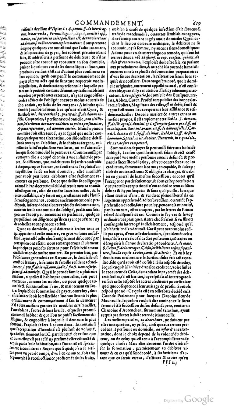 1629 - Veuve Nicolas Buon - Trésor du droit français (29620 T. 1) - BM Lyon 1629 - Veuve Nicolas Buon - Trésor du droit français (29620 T. 1) - BM Lyon